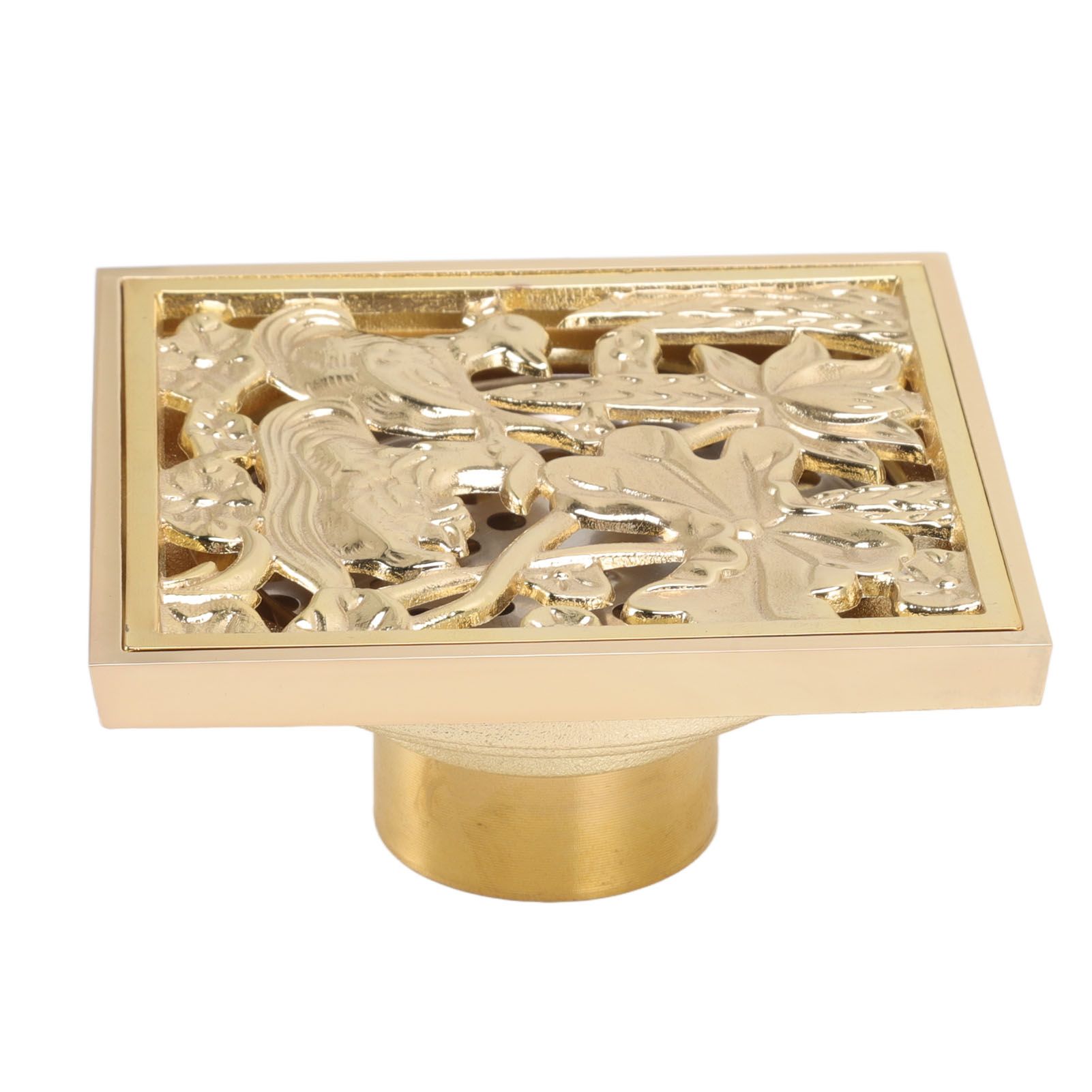 Floor Drain Shallow Water Quadrate Copper Stainless Steel Odor Proof Insect view 3