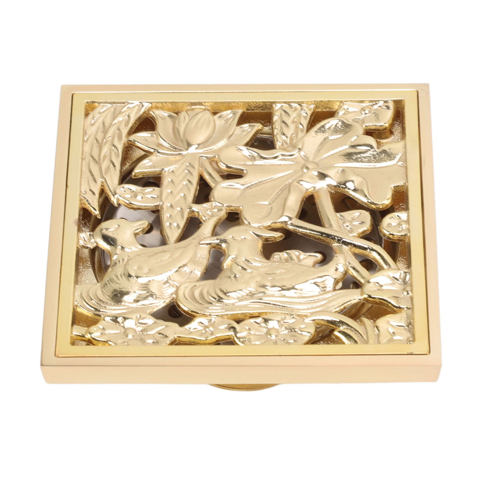 Floor Drain Shallow Water Quadrate Copper Stainless Steel Odor Proof Insect view 5