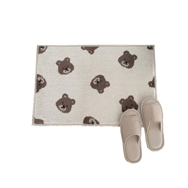 Bathroom Door Mat PVC Environment Friendly Squared Antiskid Soft Kitchen Floor