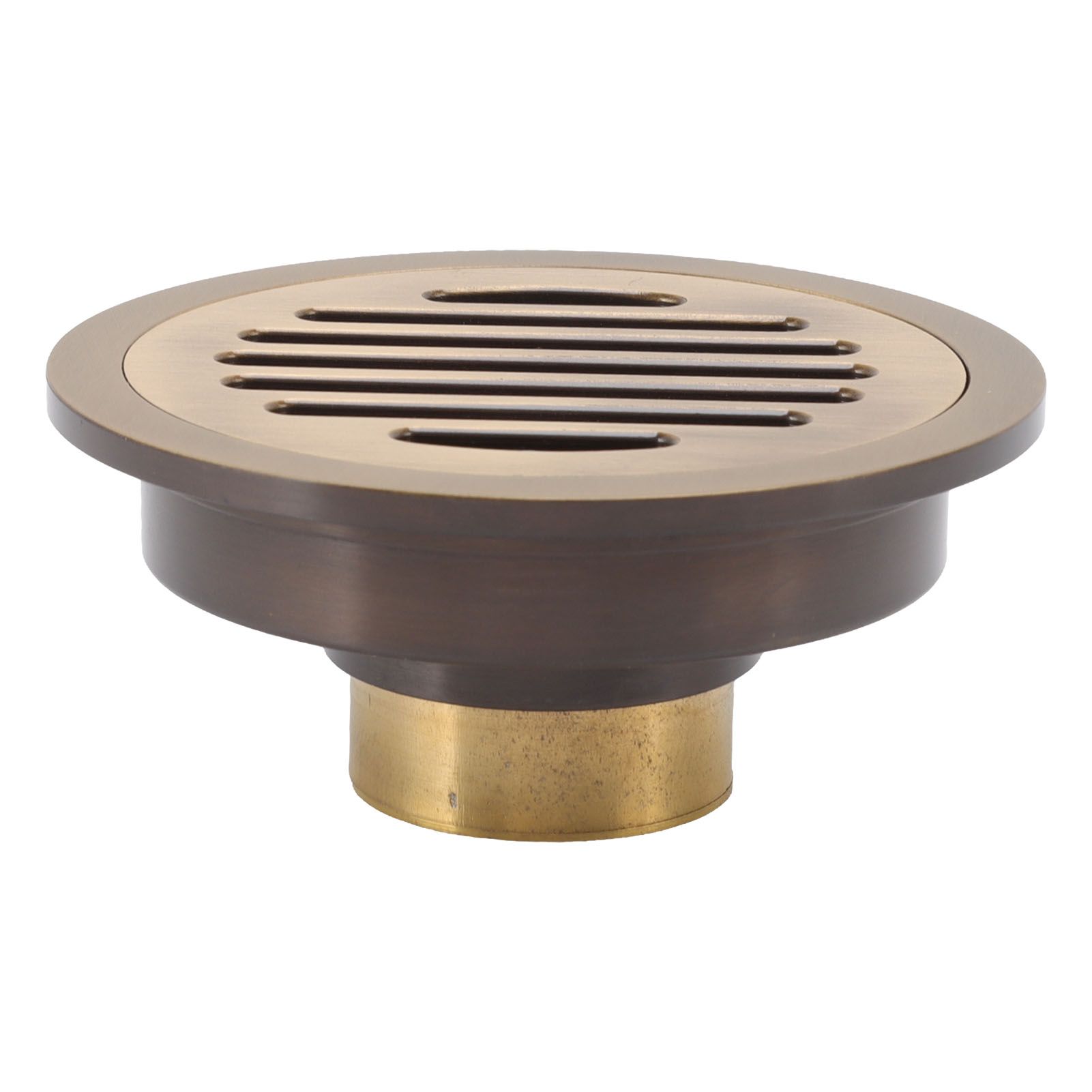Round Shower Drain Vintage Style Robust Wearproof Sturdy Circle Floor Drain view 3
