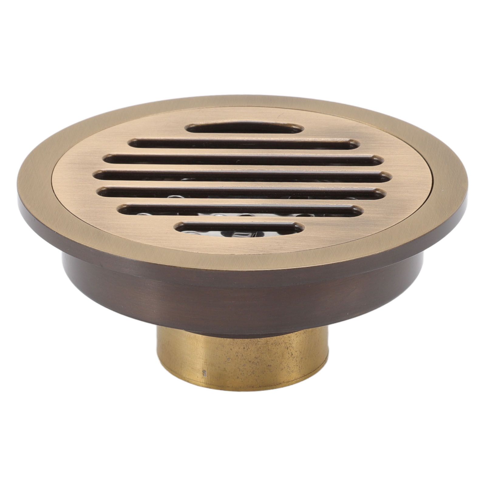 Round Shower Drain Vintage Style Robust Wearproof Sturdy Circle Floor Drain view 4