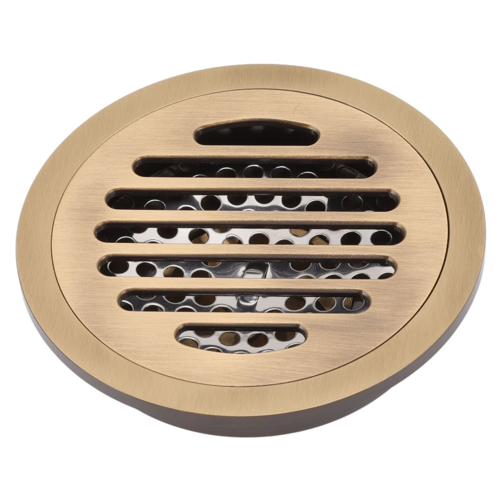 Round Shower Drain Vintage Style Robust Wearproof Sturdy Circle Floor Drain view 6