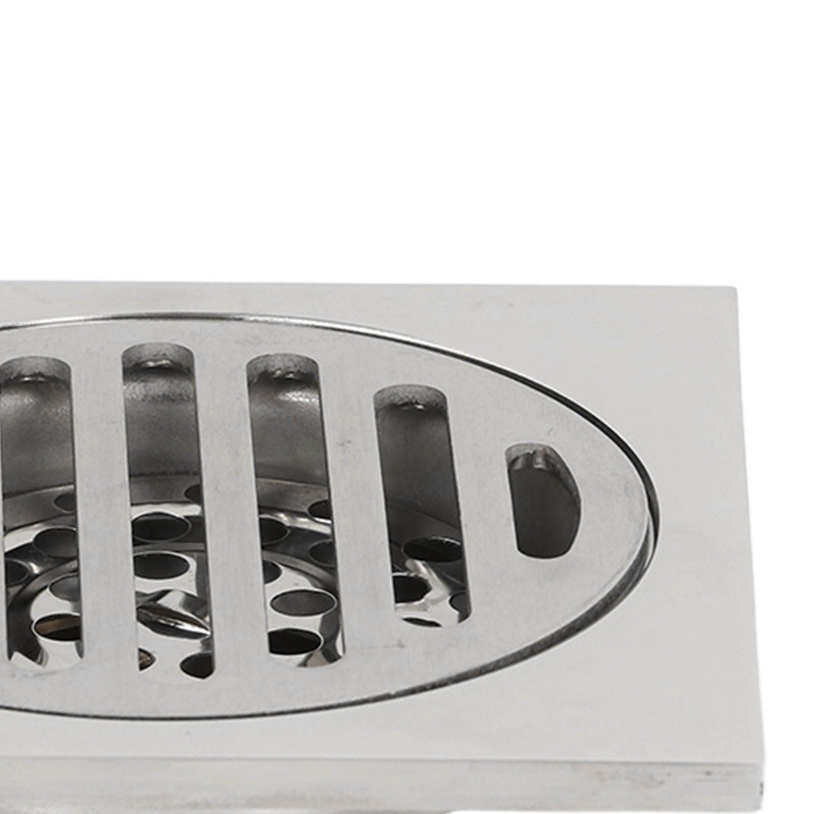 Squared Floor Drain Electroplating Metal High Flow Shower Floor Drain with view 13