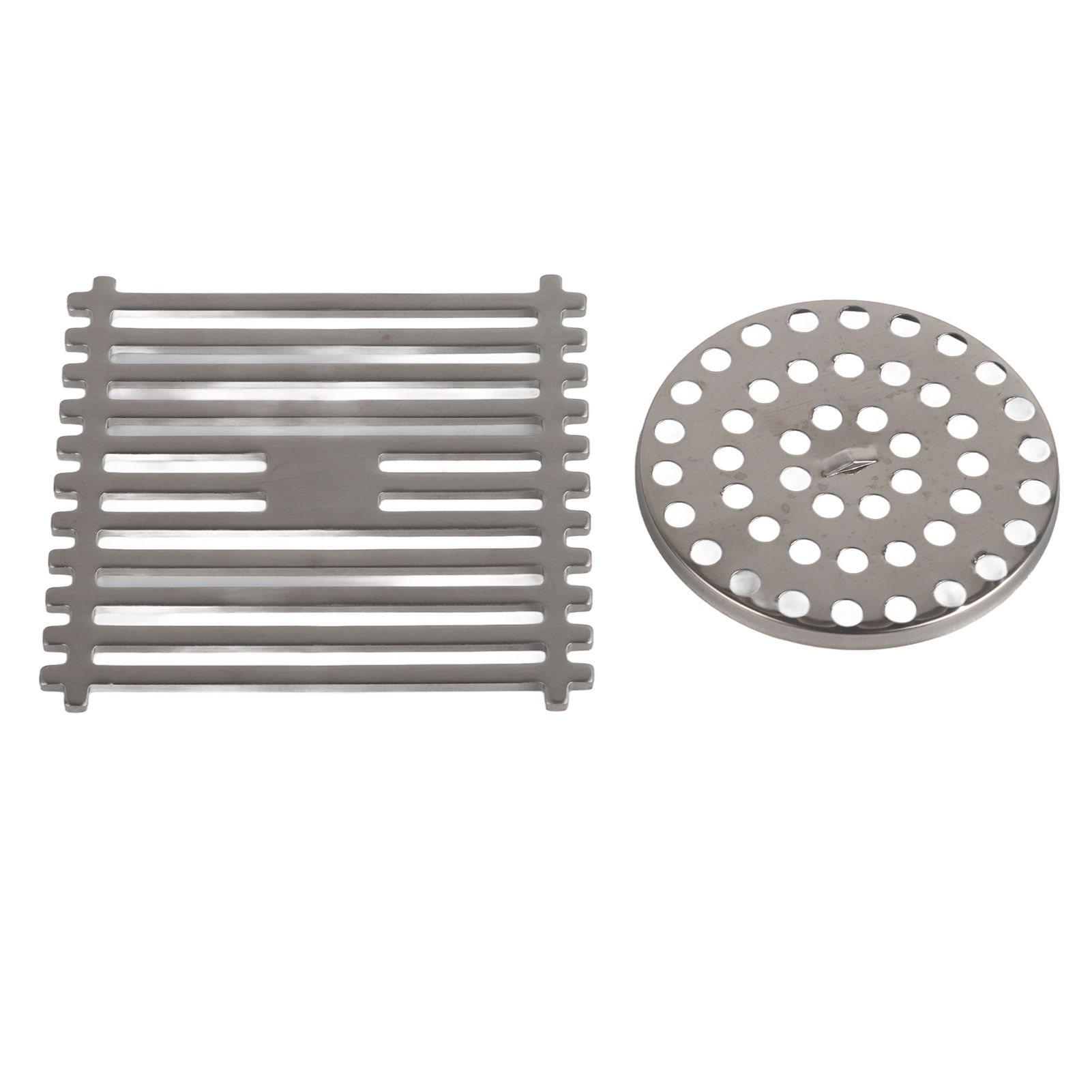 Large Flow Floor Drain Electroplating Squared Glossy Shower Floor Drain with view 2