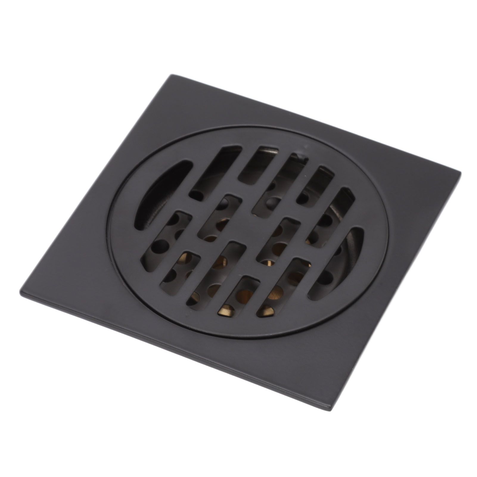 Floor Drain European Style Antique Stainless Steel and Copper Square Shower view 6