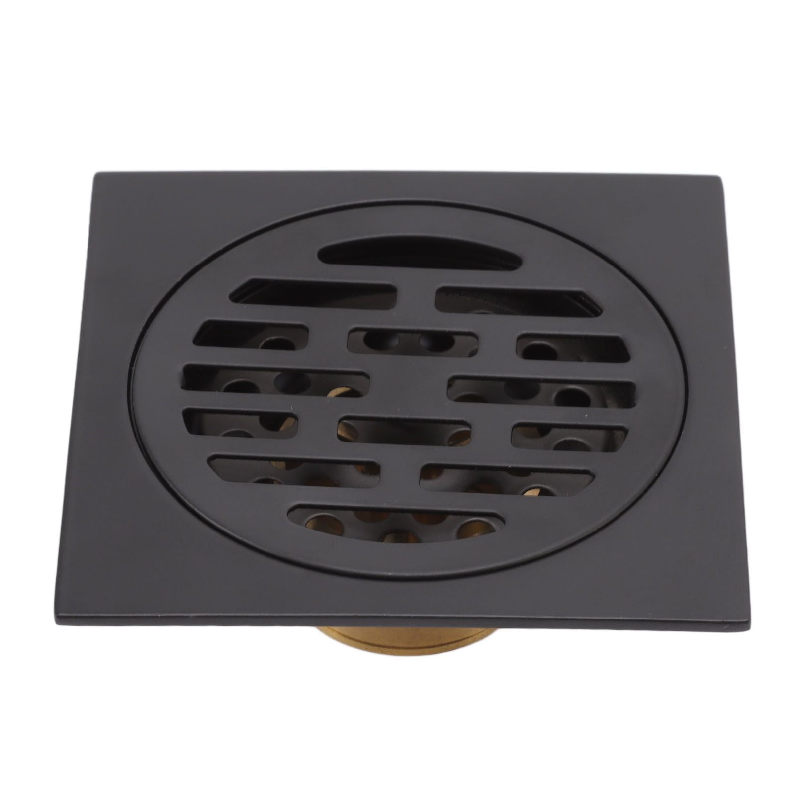 Floor Drain European Style Antique Stainless Steel and Copper Square Shower view 8