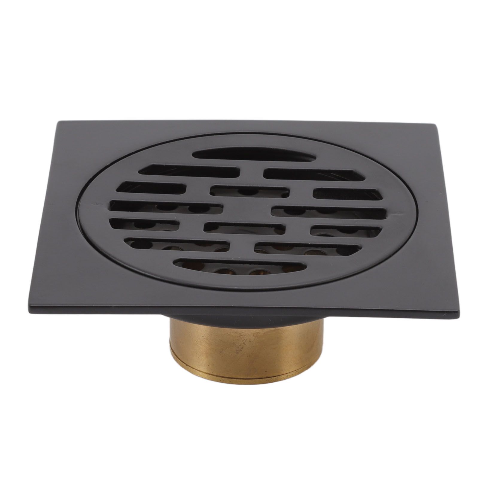 Floor Drain European Style Antique Stainless Steel and Copper Square Shower view 9
