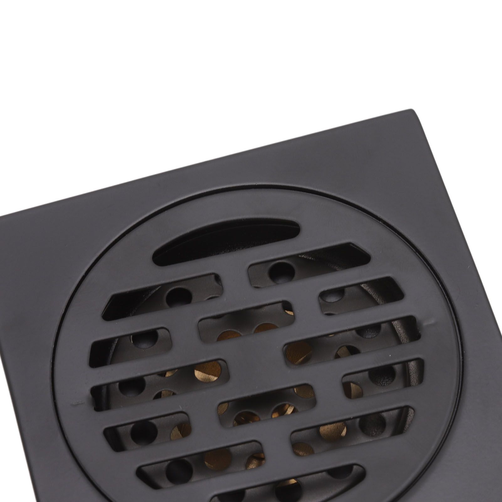 Floor Drain European Style Antique Stainless Steel and Copper Square Shower view 15