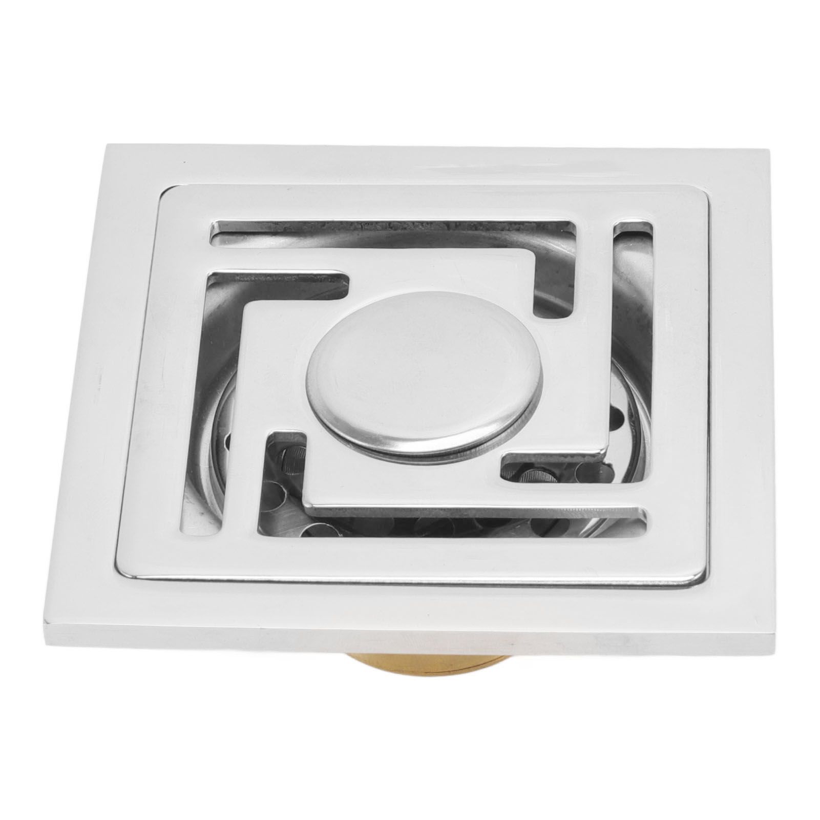 Stainless Steel Floor Drain Square Large Displacement Deodorant Shower Floor view 2