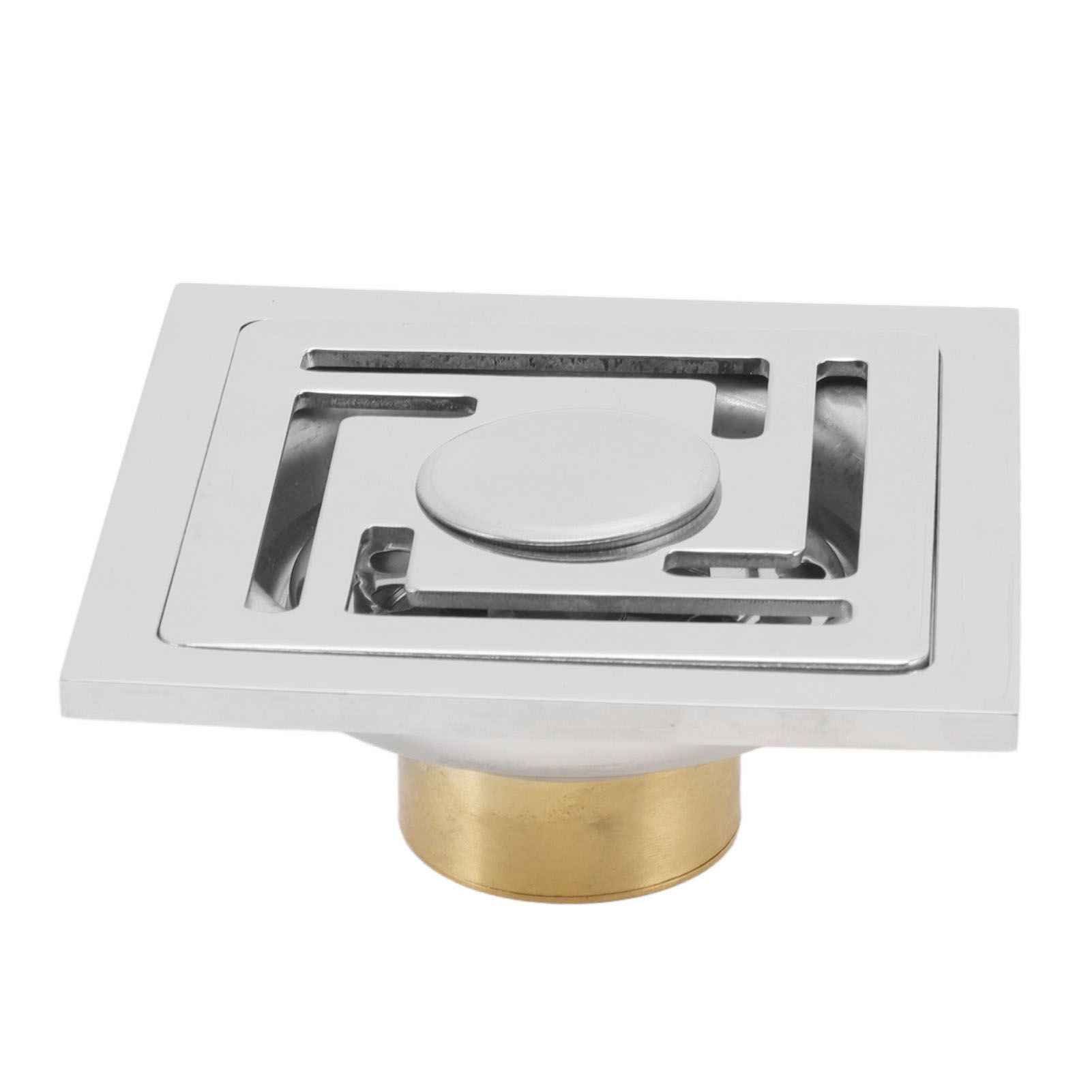 Stainless Steel Floor Drain Square Large Displacement Deodorant Shower Floor view 3