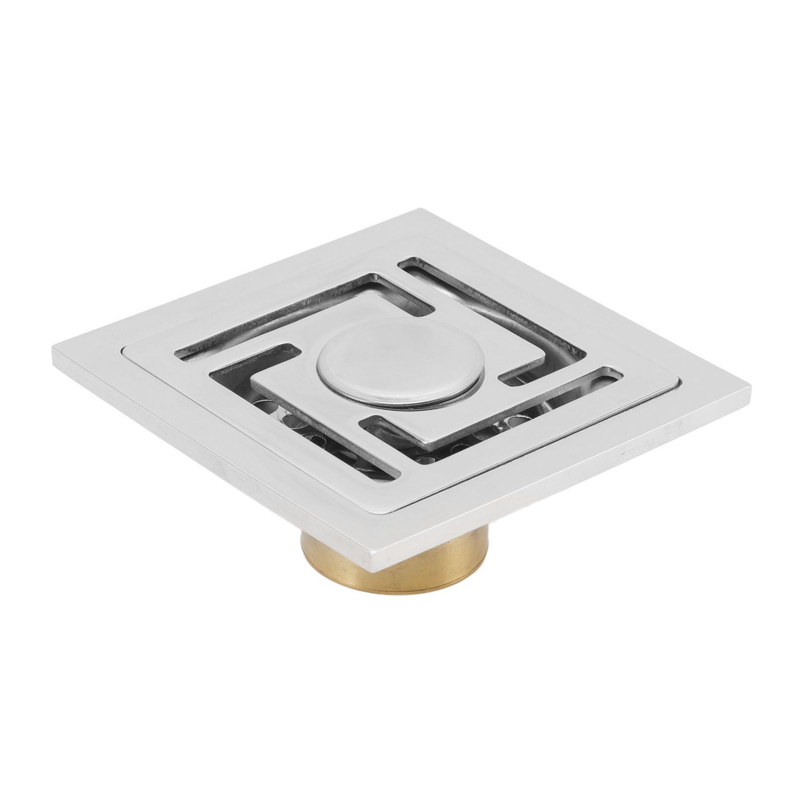 Stainless Steel Floor Drain Square Large Displacement Deodorant Shower Floor view 4