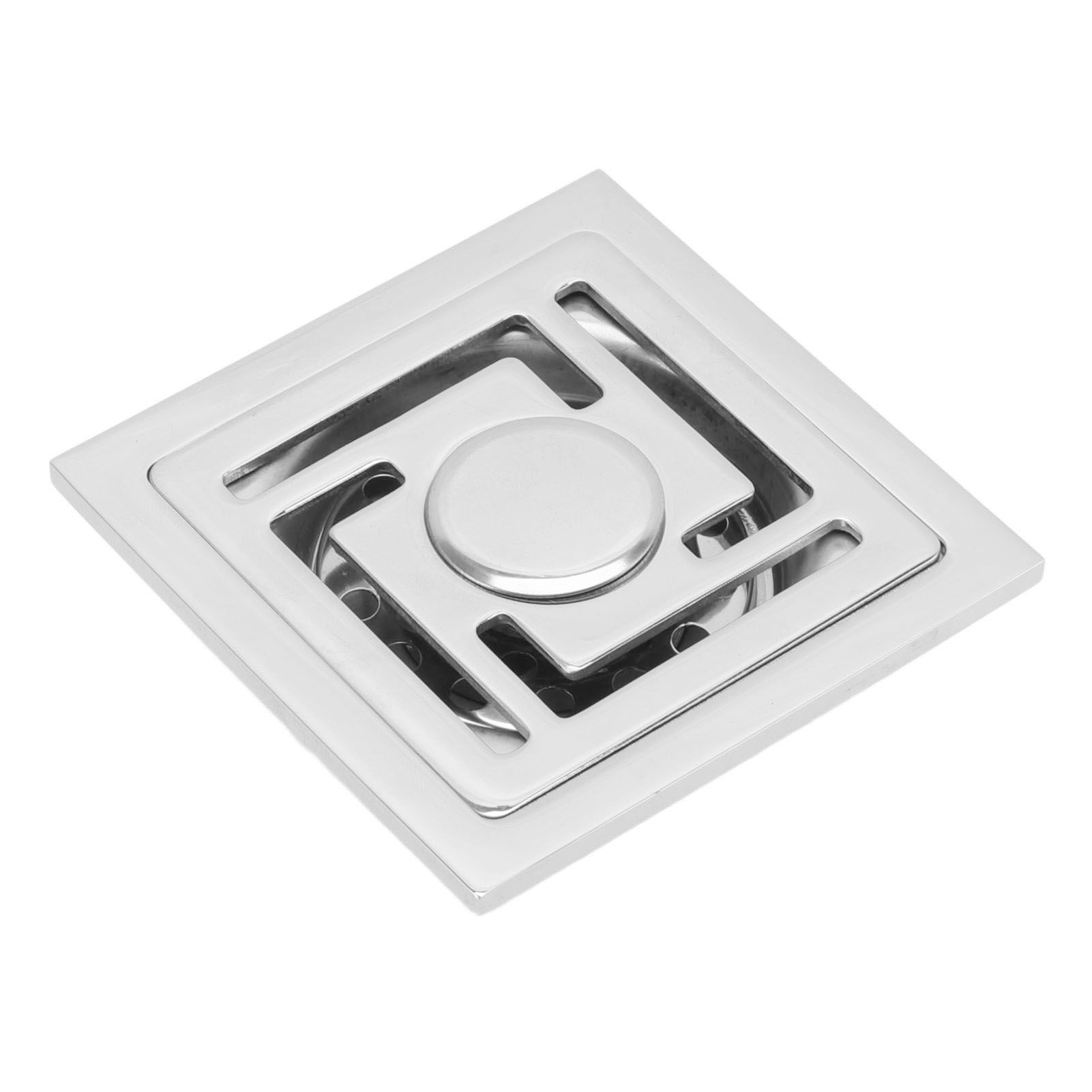 Stainless Steel Floor Drain Square Large Displacement Deodorant Shower Floor view 6