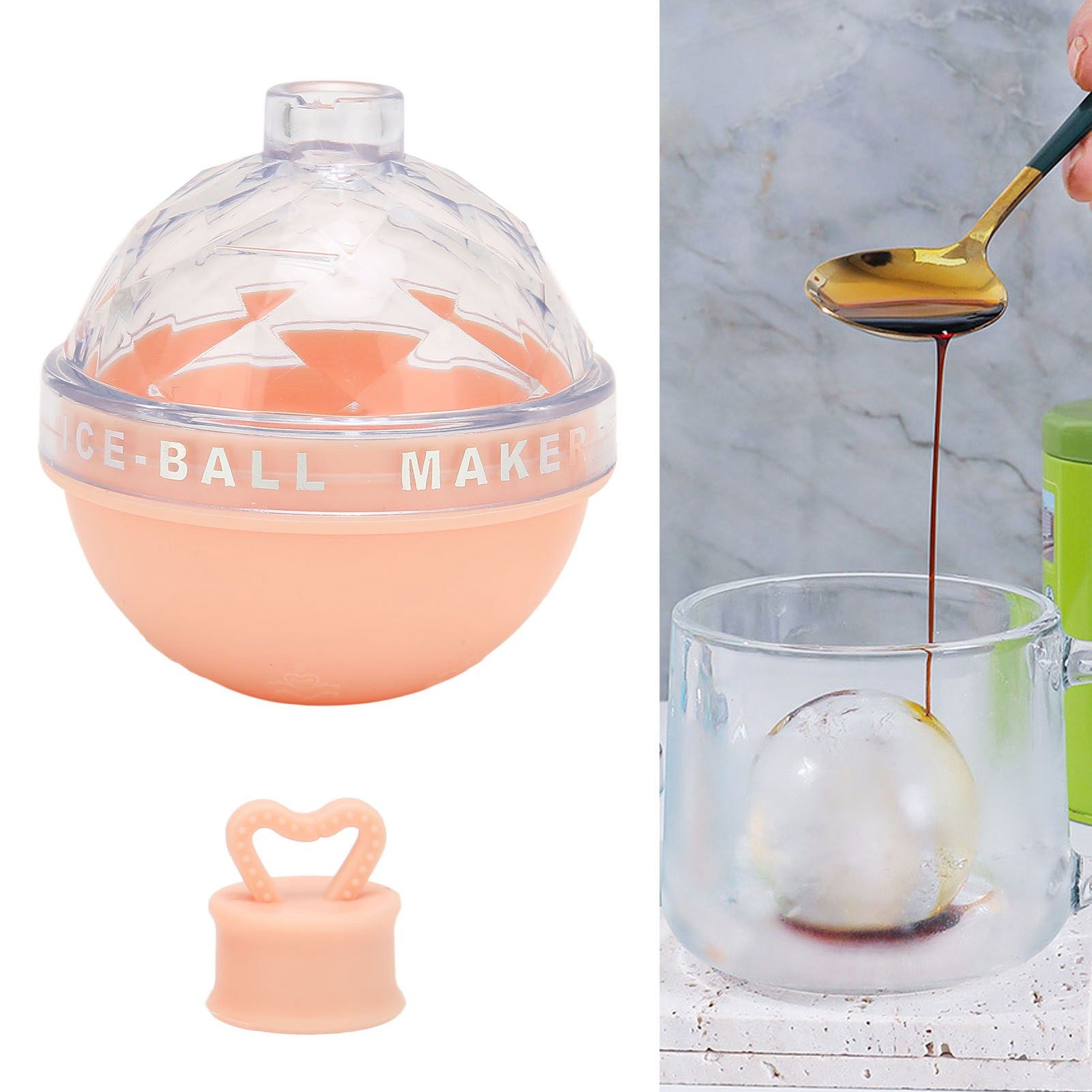 Ice Ball Mould Soft Bottom Cute Shape Round Ice Mold Maker for Wine Coffee view 12