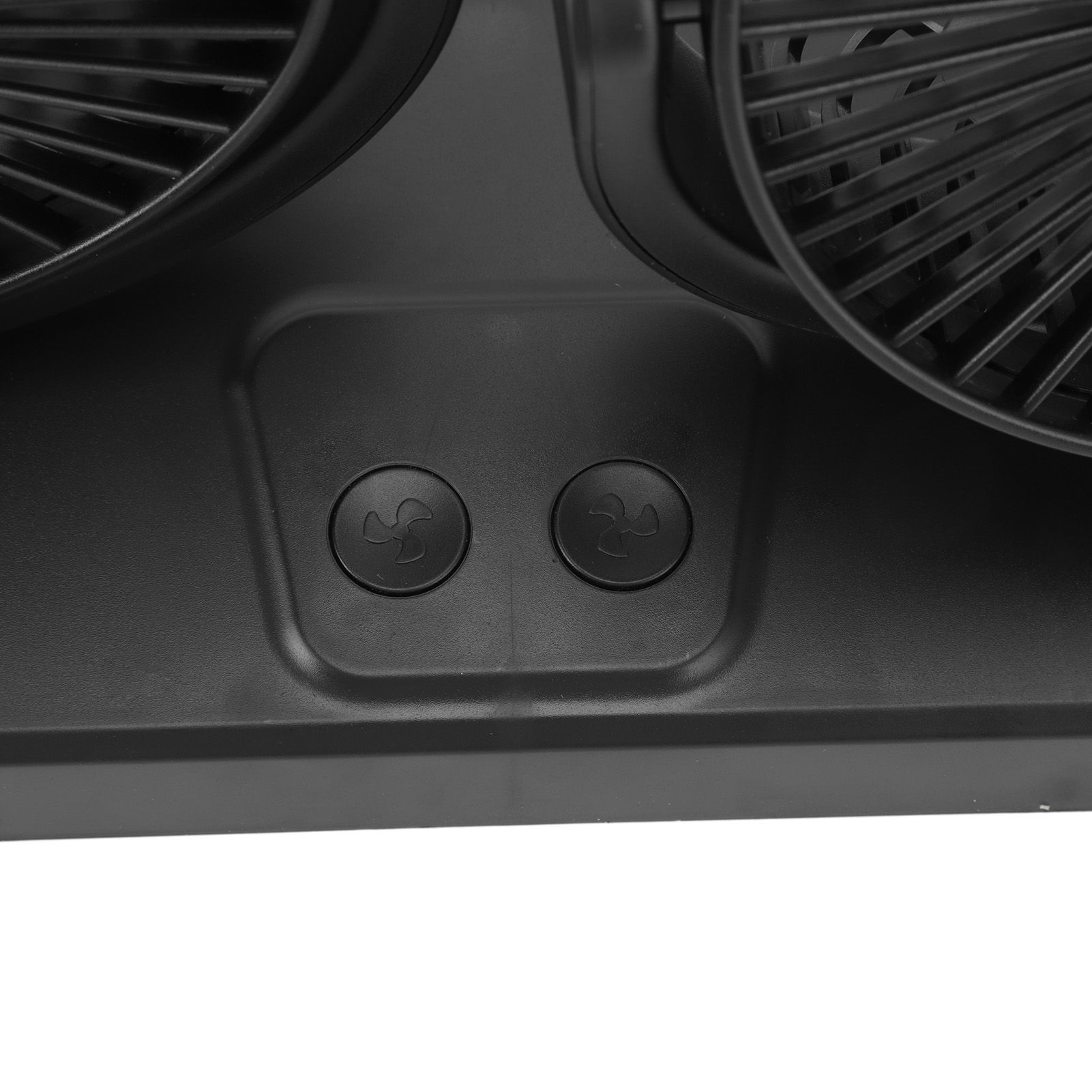 12V Double Head Electric Fan Double Control 3 Gears Strong Wind USB Charging view 14