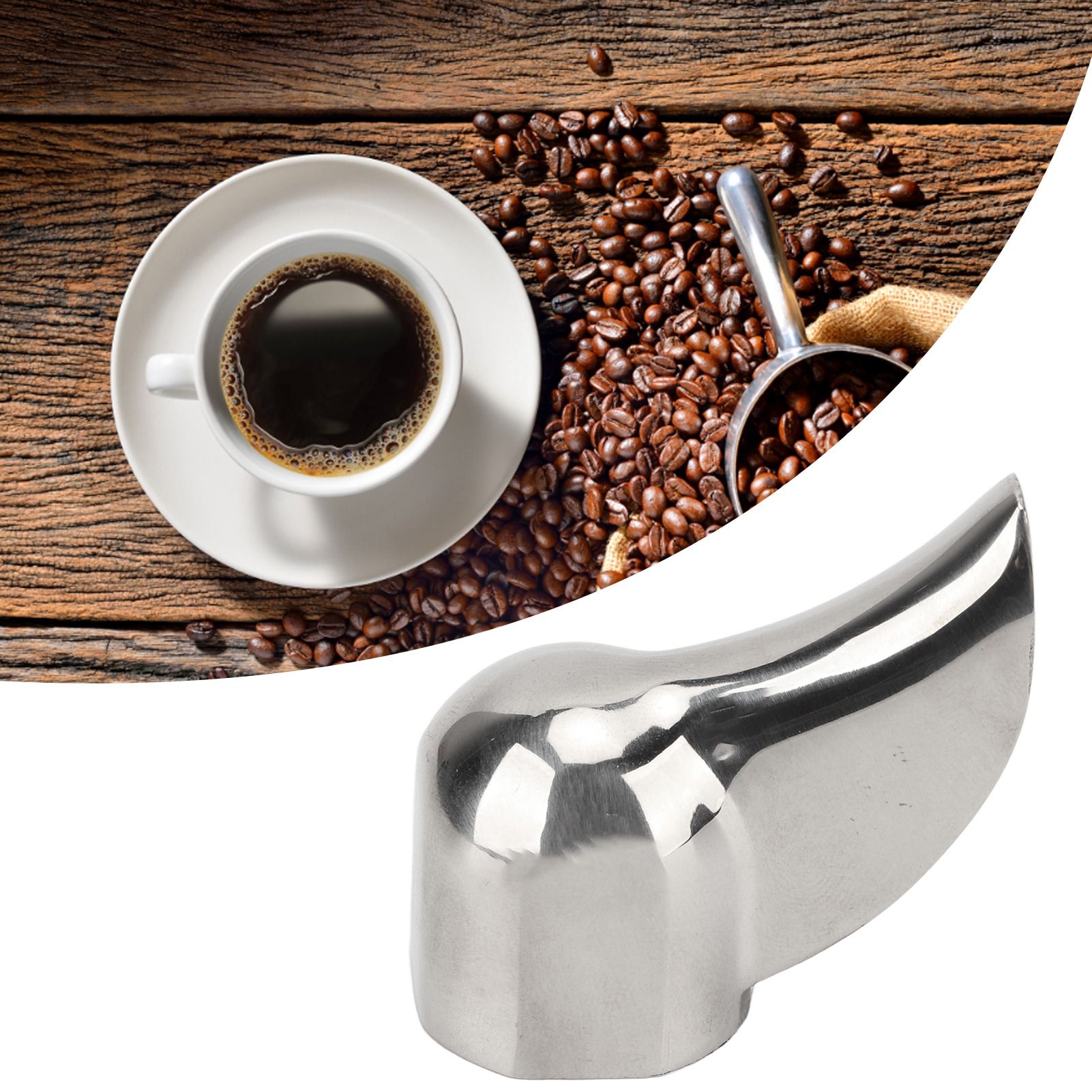 Semi Automatic Coffee Machine Handle Diverter Nozzle Single Way Stainless view 11