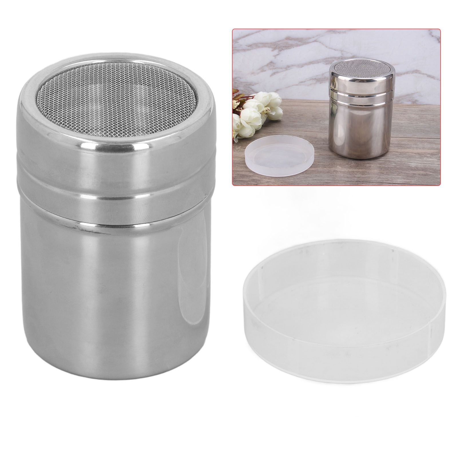 Coffee Powder Sieve Shaker Stainless Steel Cocoa Shaker Moistureproof Powder view 12