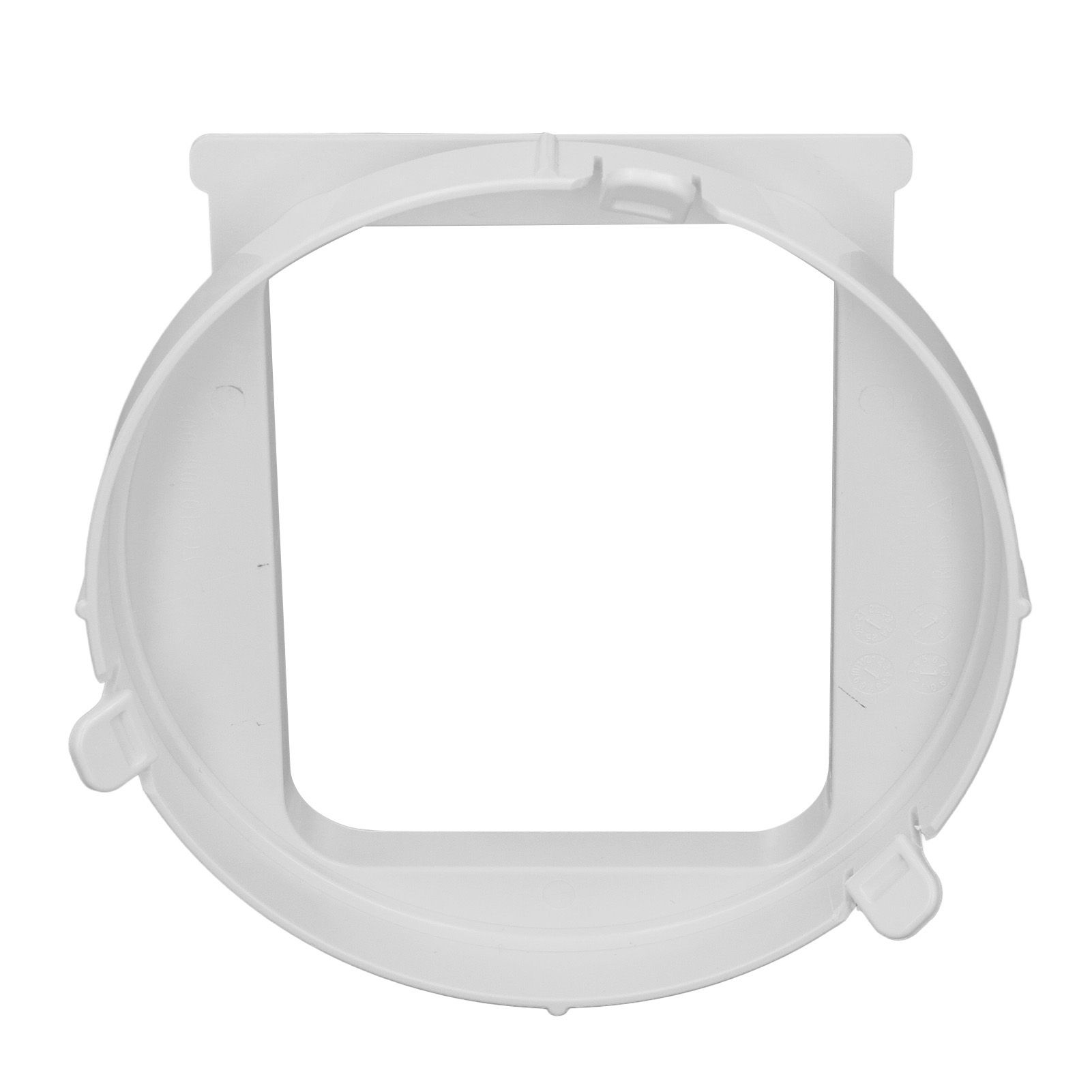 Portable Air Conditioner Exhaust Hose Connector Adapter Coupler Square Exhaust view 4