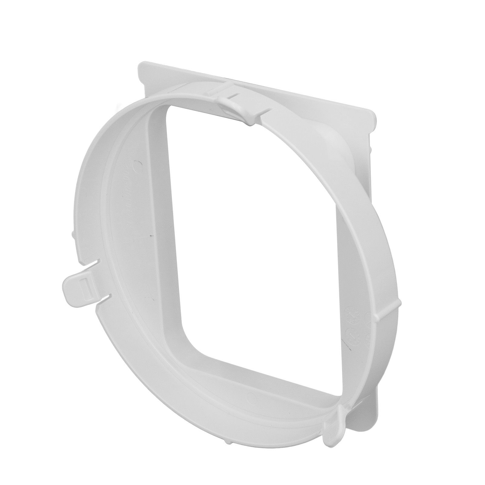 Portable Air Conditioner Exhaust Hose Connector Adapter Coupler Square Exhaust view 8