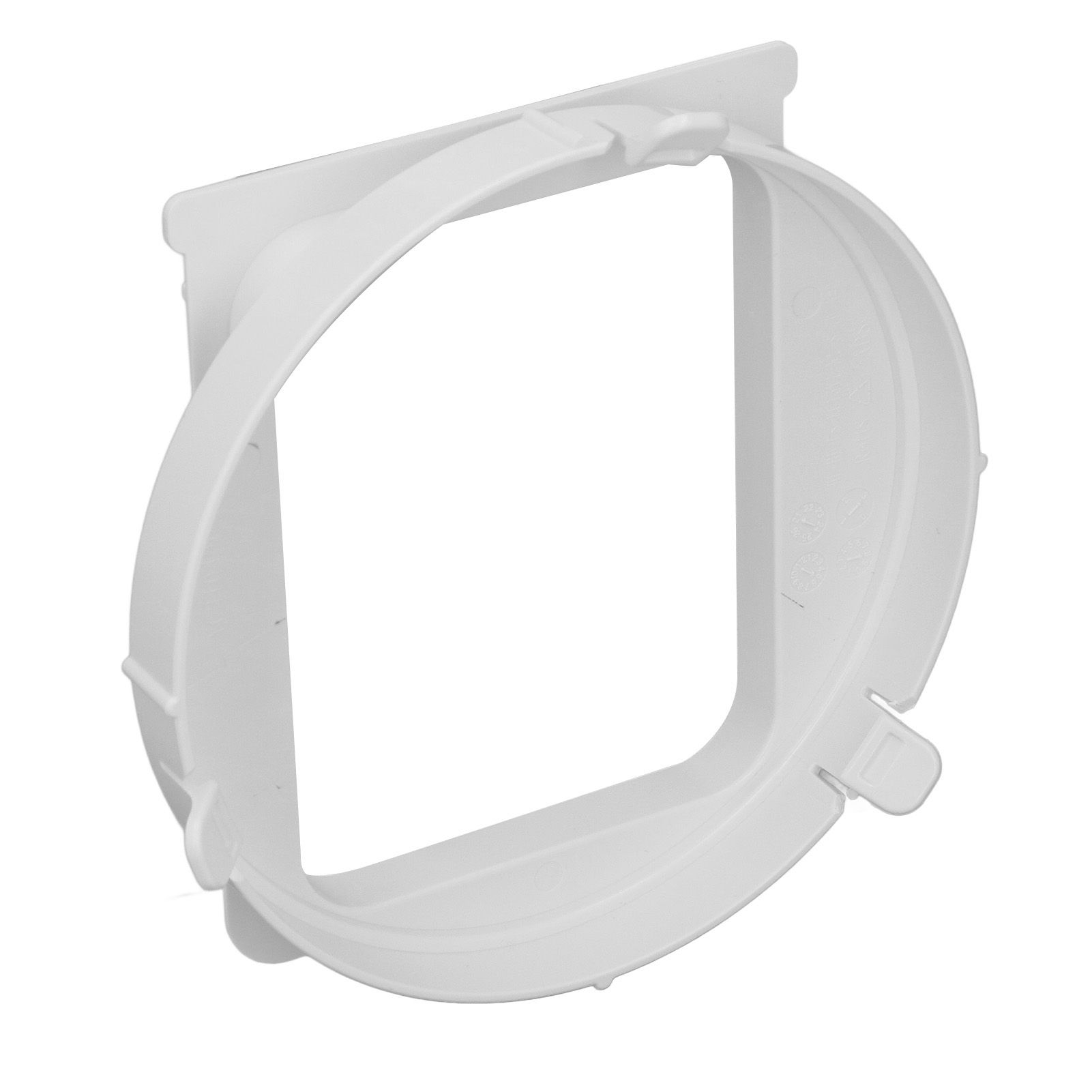 Portable Air Conditioner Exhaust Hose Connector Adapter Coupler Square Exhaust view 10