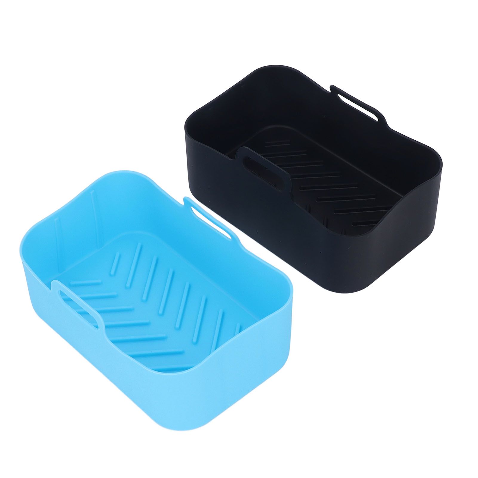 2pcs Fryer Silicone Pot Non Stick Reusable Liner Basket Replacement for Ninja view 4