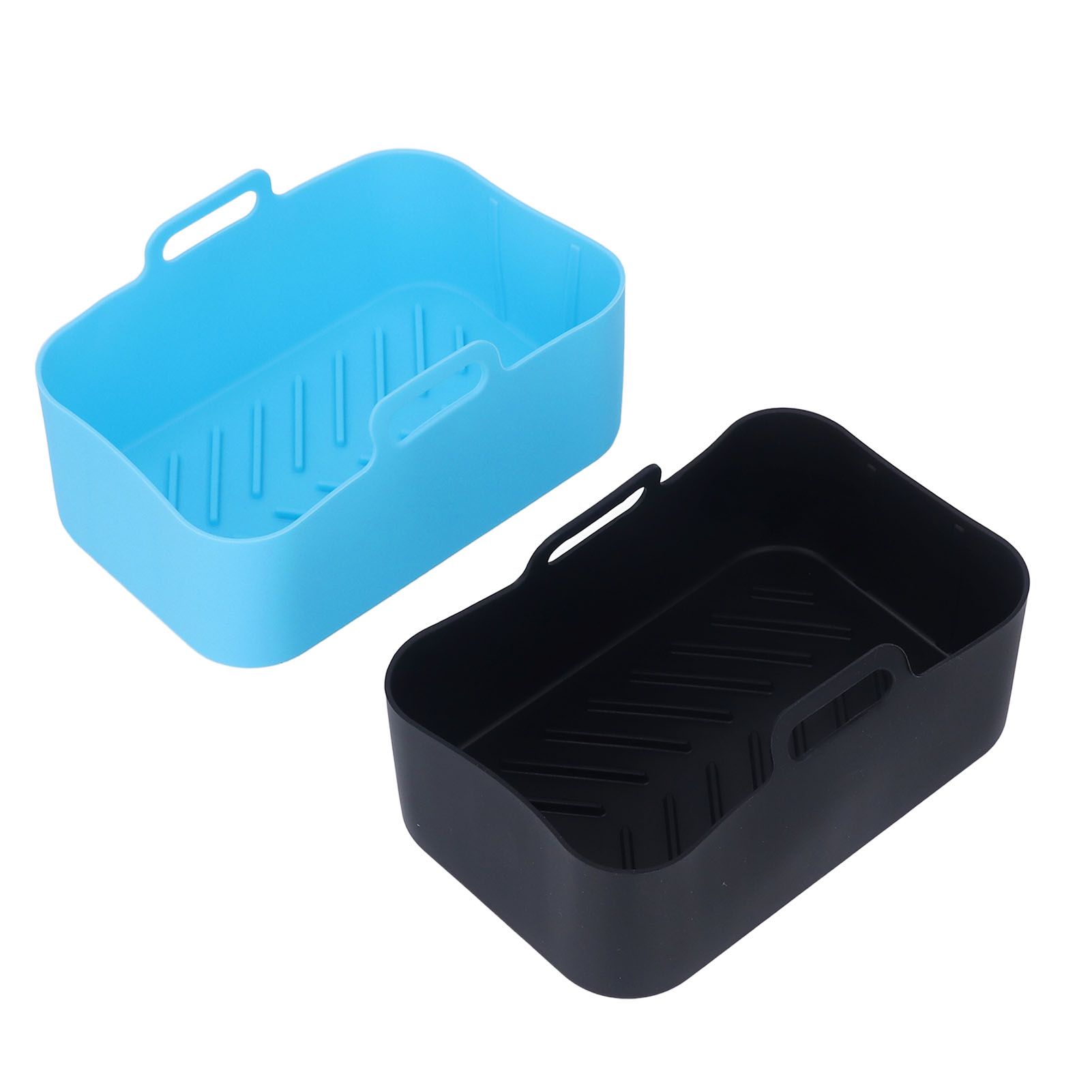 2pcs Fryer Silicone Pot Non Stick Reusable Liner Basket Replacement for Ninja view 6