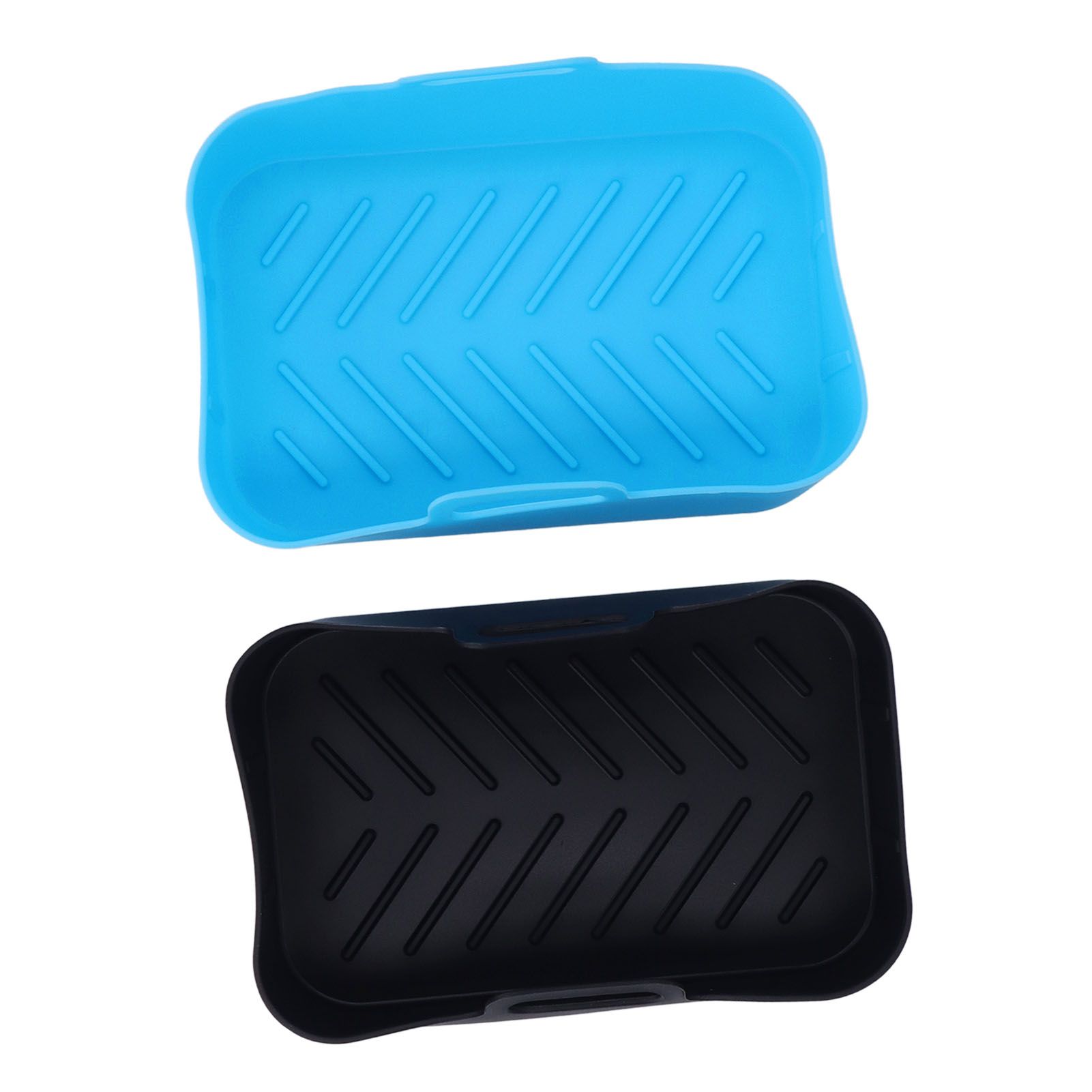 2pcs Fryer Silicone Pot Non Stick Reusable Liner Basket Replacement for Ninja view 8