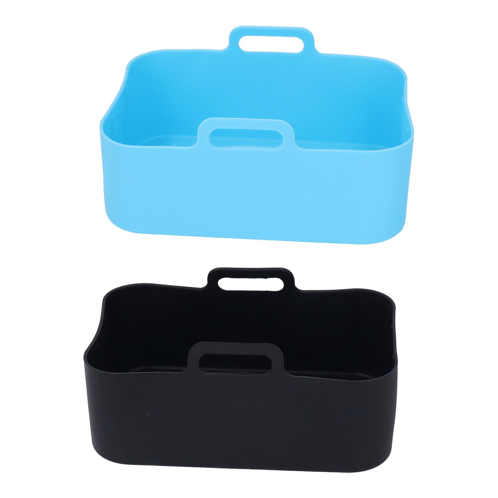 2pcs Fryer Silicone Pot Non Stick Reusable Liner Basket Replacement for Ninja view 10