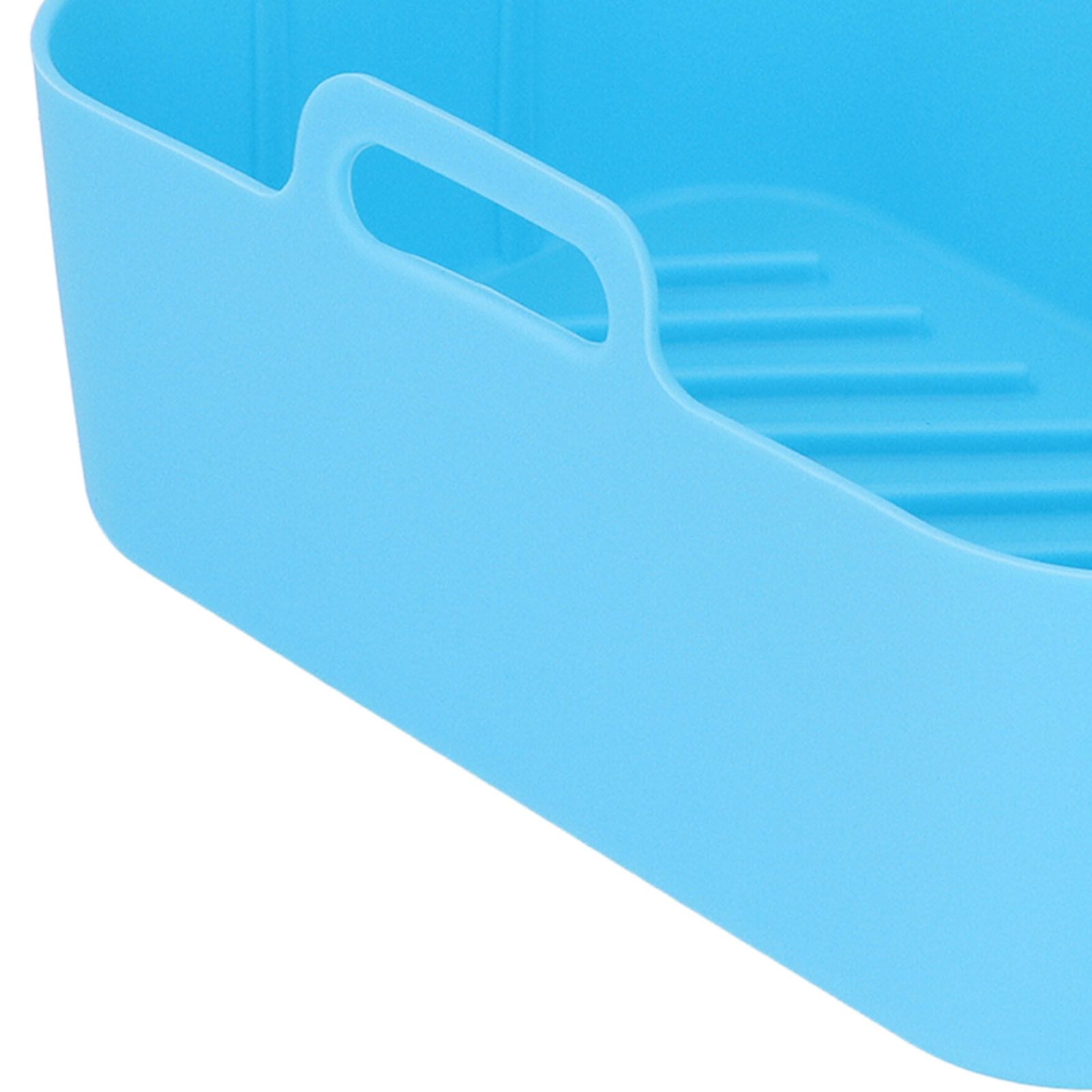 2pcs Fryer Silicone Pot Non Stick Reusable Liner Basket Replacement for Ninja view 14