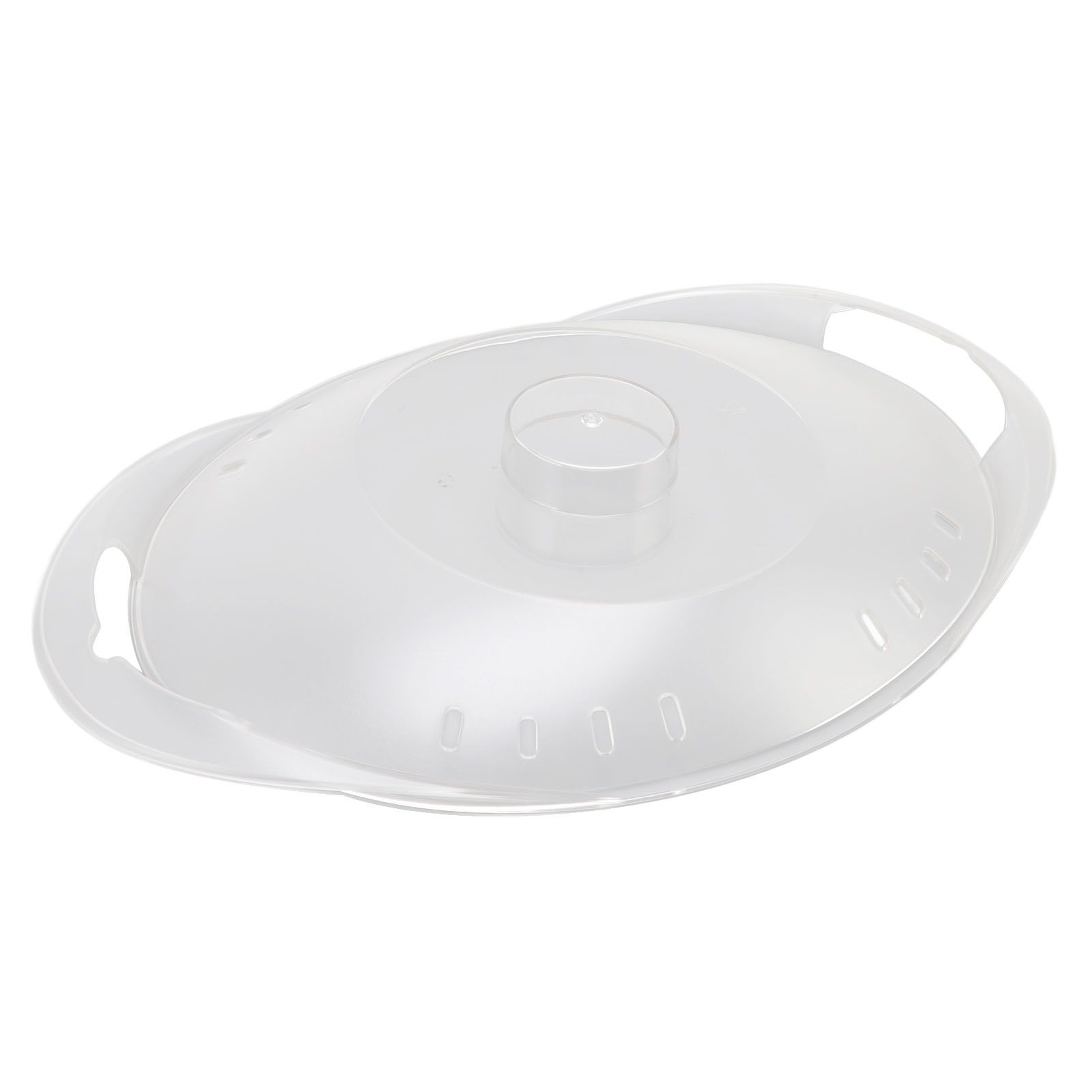 Transparent Steaming Pan Cover PCTG Heat Resistant Steaming Pan Cover Food view 2