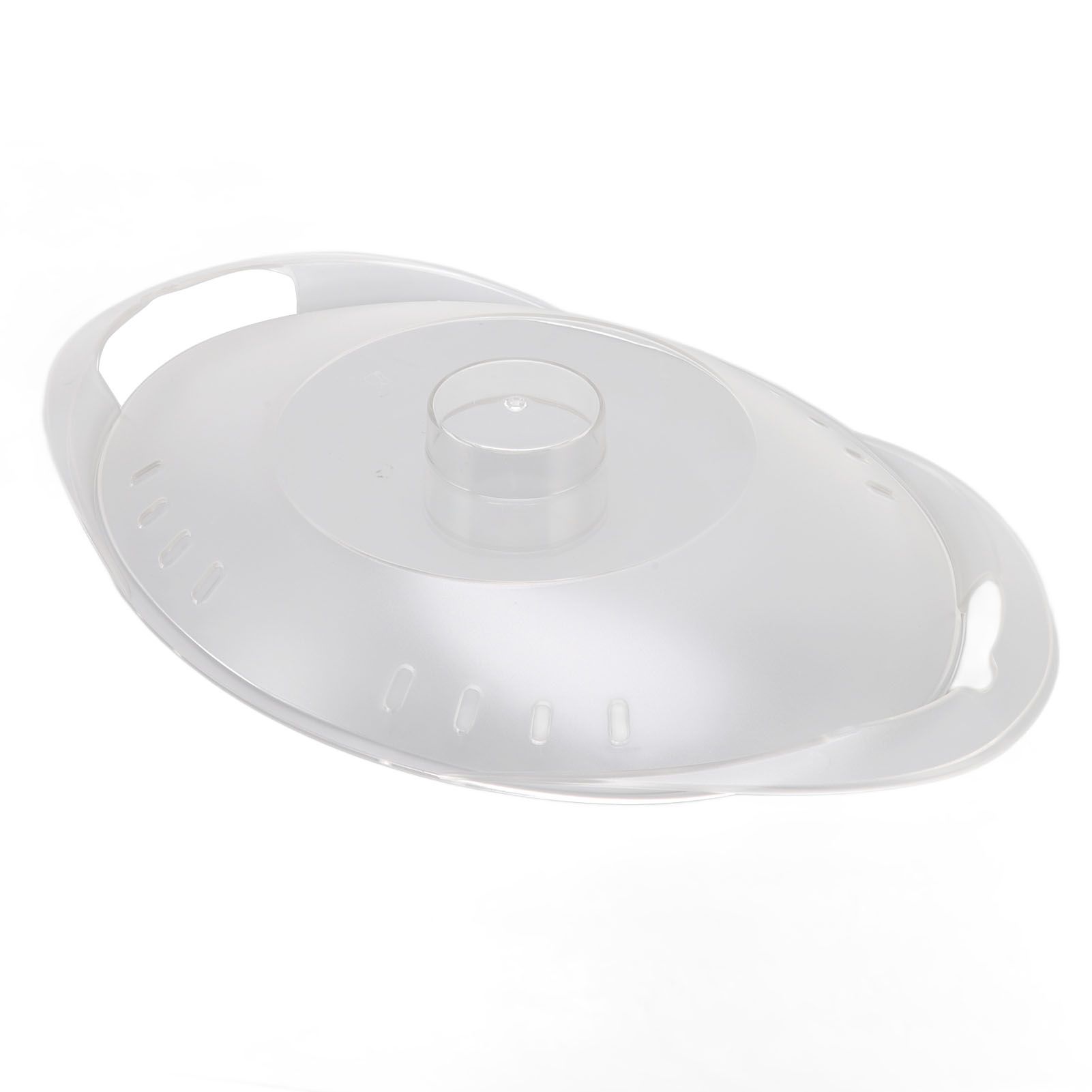 Transparent Steaming Pan Cover PCTG Heat Resistant Steaming Pan Cover Food view 5
