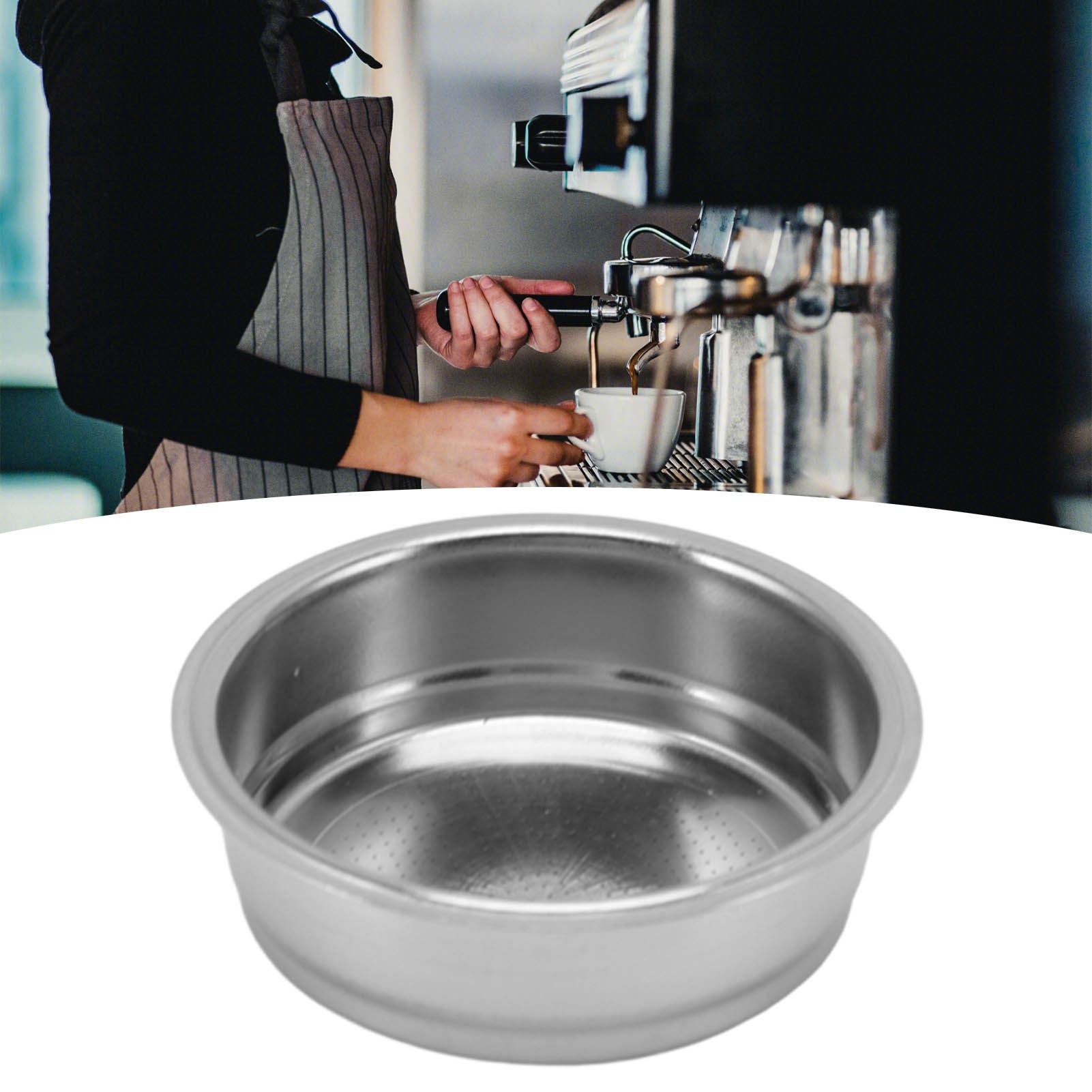 51mm Coffee Filter Basket Stainless Steel Single Layer Porous Coffee Filter view 11