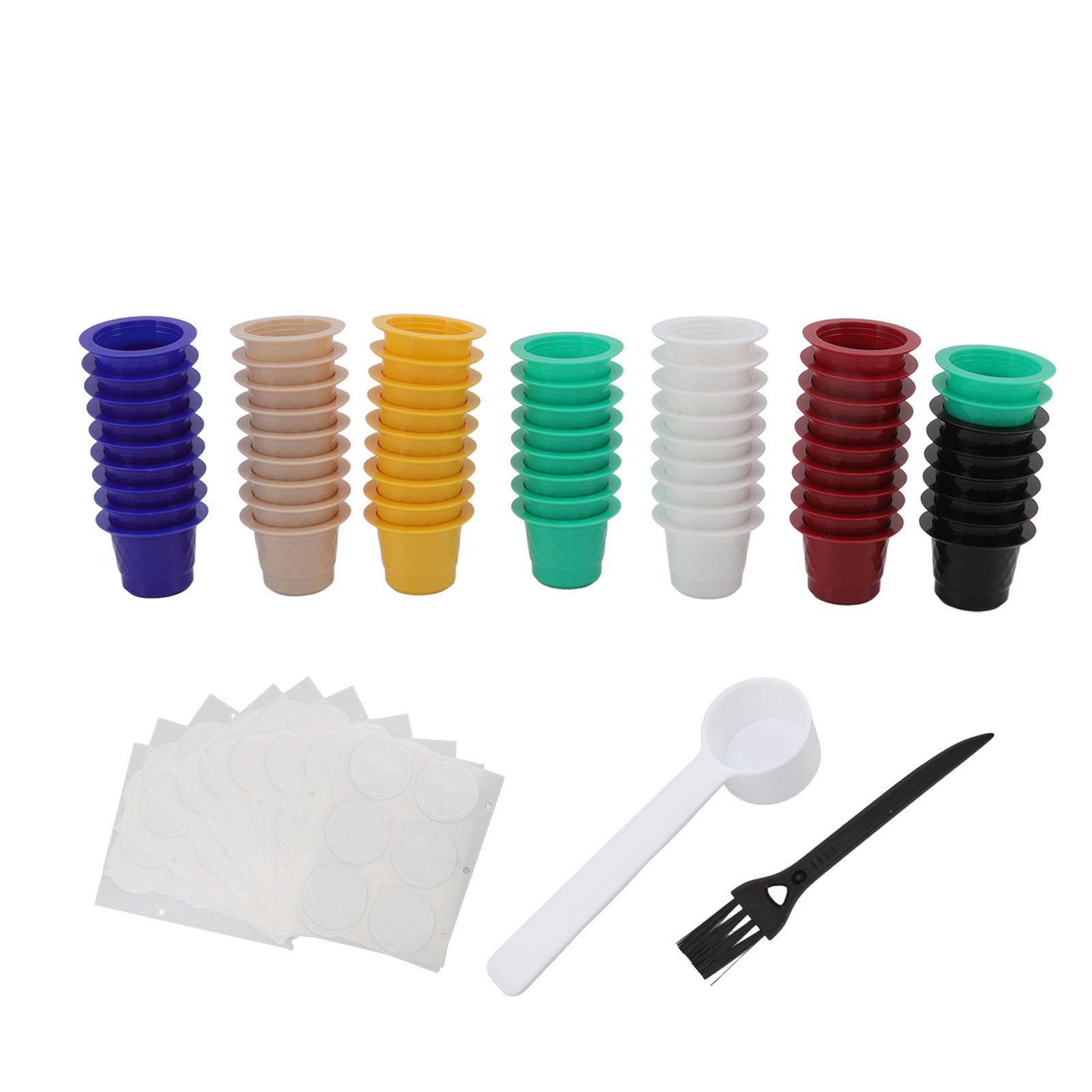 60Pcs Refillable Disposable Coffee Capsule Cup Coffee Capsule Filter Cup for