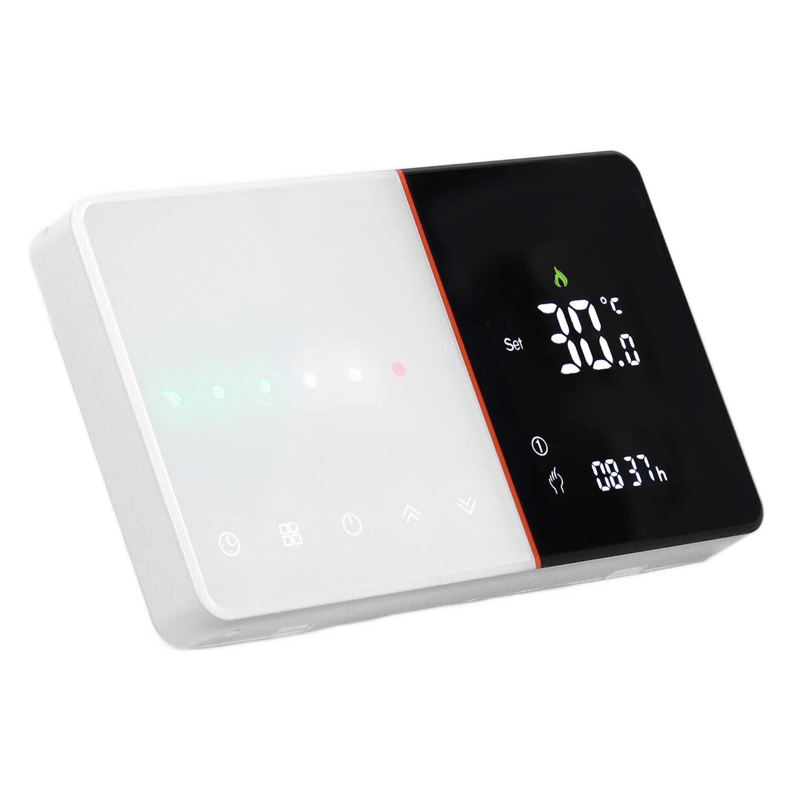 Smart Thermostat Slide Bar Timing Programmable Negative LCD Wifi Voice Control view 3