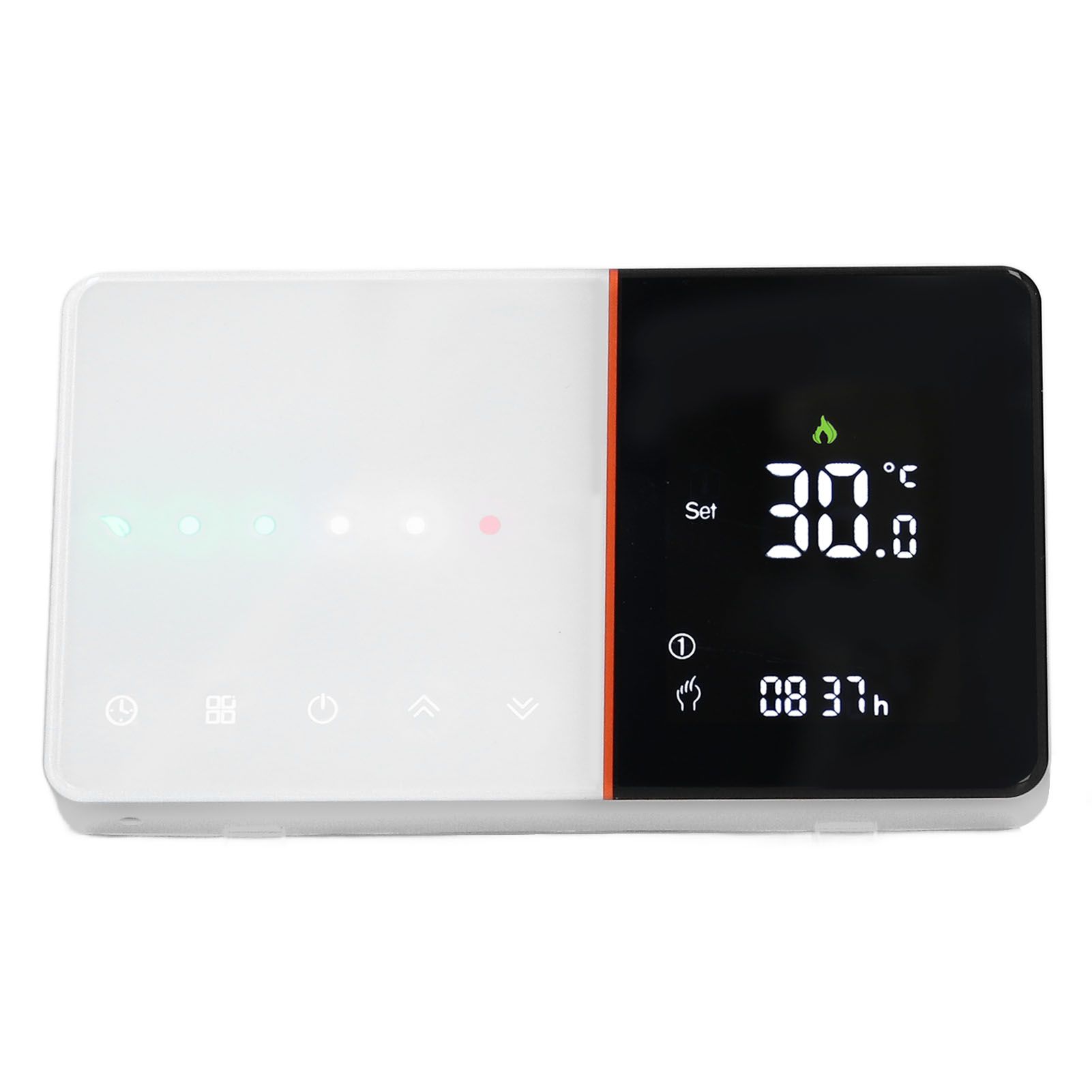 Smart Thermostat Slide Bar Timing Programmable Negative LCD Wifi Voice Control view 5