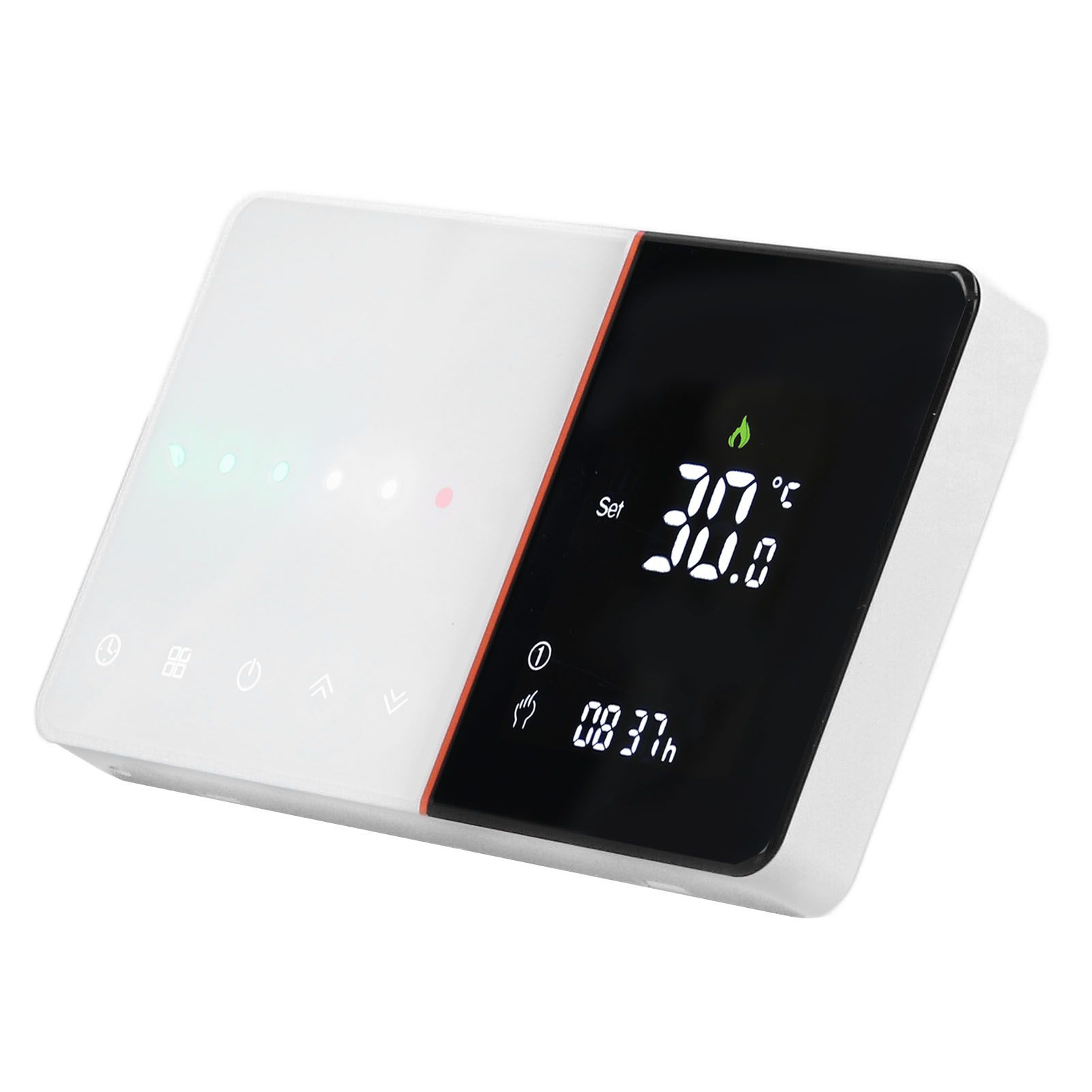 Smart Thermostat Slide Bar Timing Programmable Negative LCD Wifi Voice Control view 6