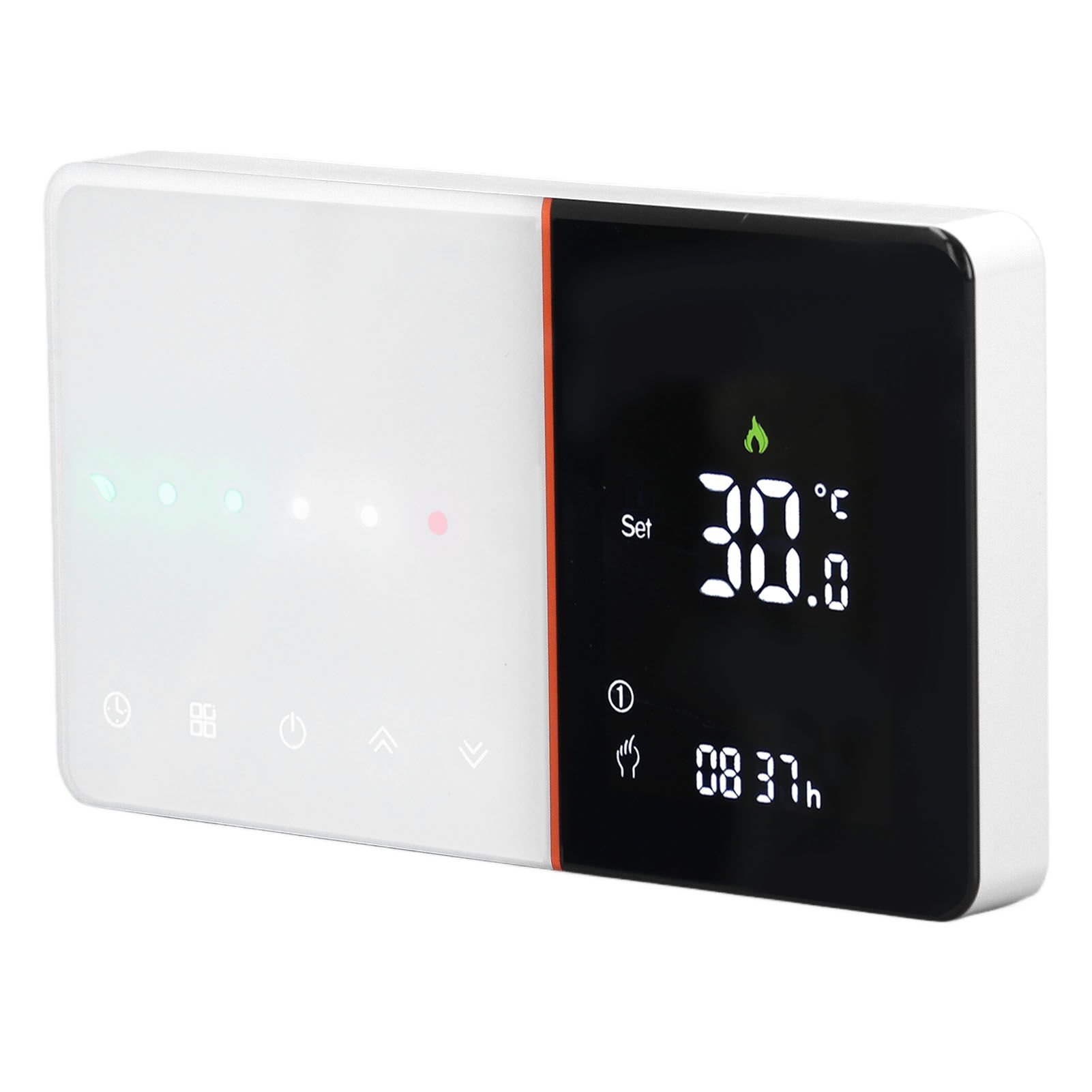 Smart Thermostat Slide Bar Timing Programmable Negative LCD Wifi Voice Control view 9
