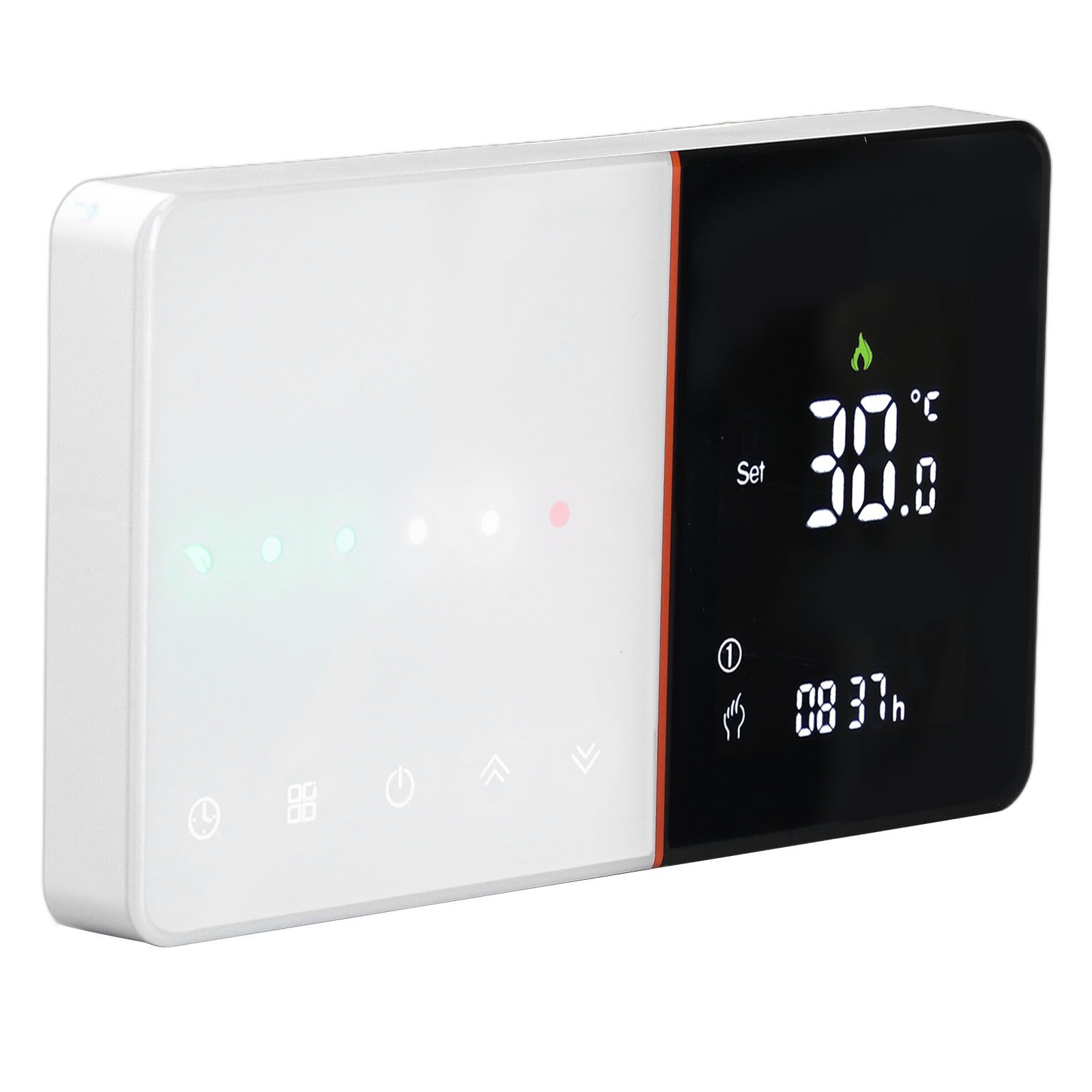 Smart Thermostat Slide Bar Timing Programmable Negative LCD Wifi Voice Control view 10