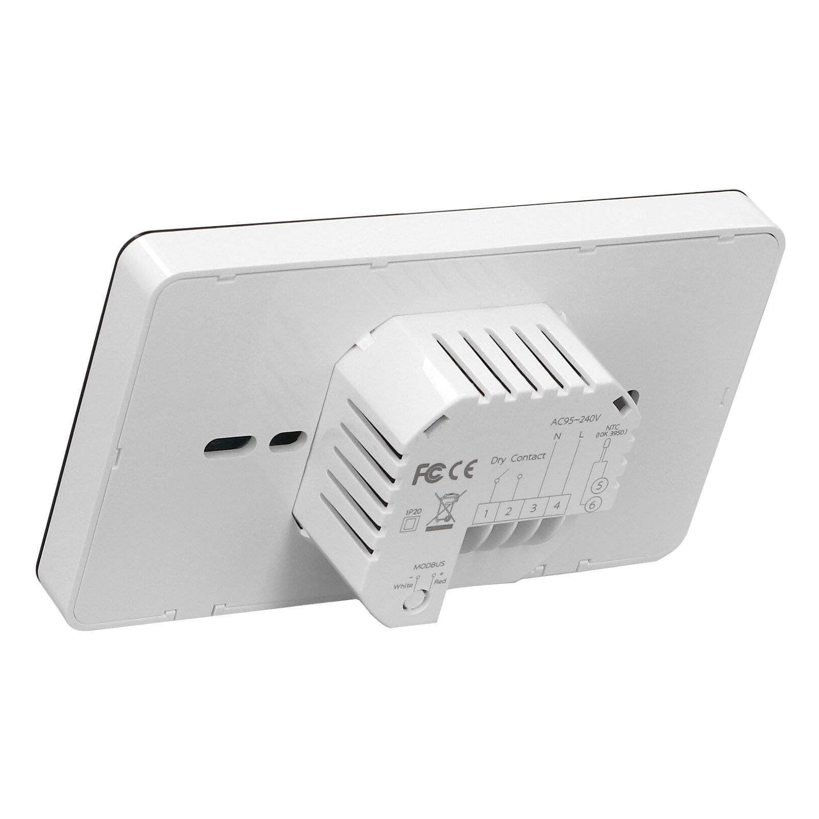 Smart Thermostat Slide Bar Timing Programmable Negative LCD Wifi Voice Control view 13