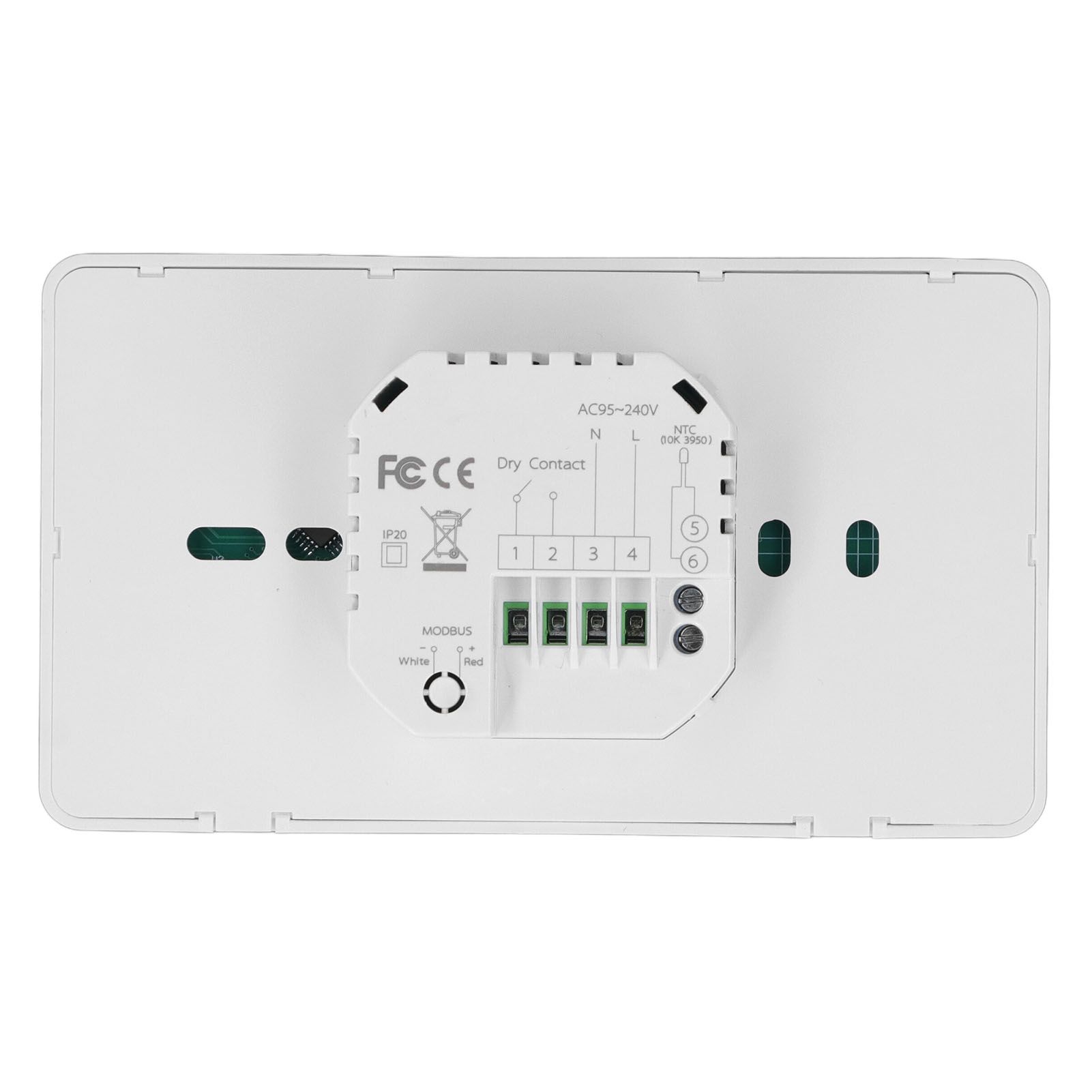 Smart Thermostat Slide Bar Timing Programmable Negative LCD Wifi Voice Control view 15