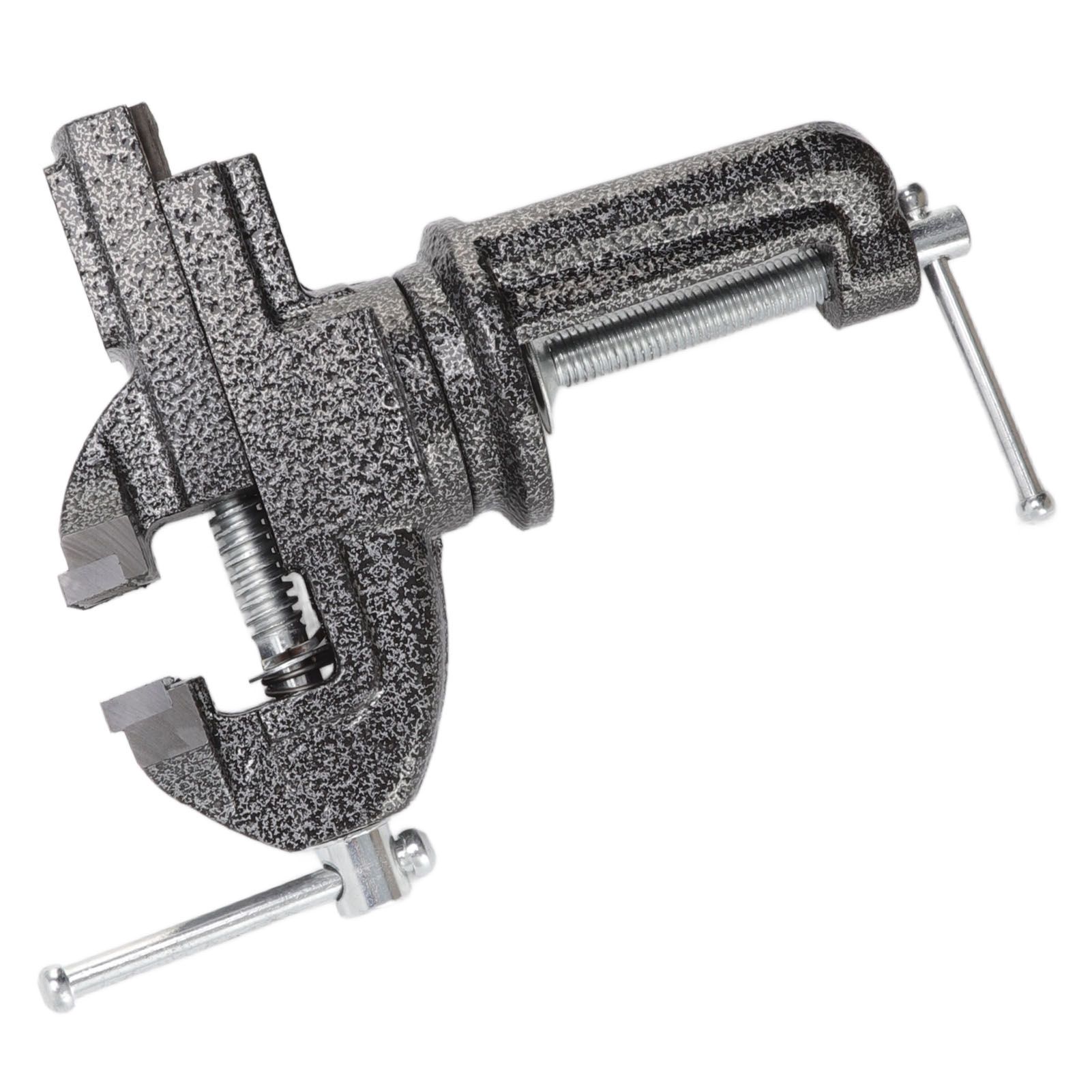 Bench Vise 360 Degree Rotating Cast Steel Small Clamp On Table Vise for view 9