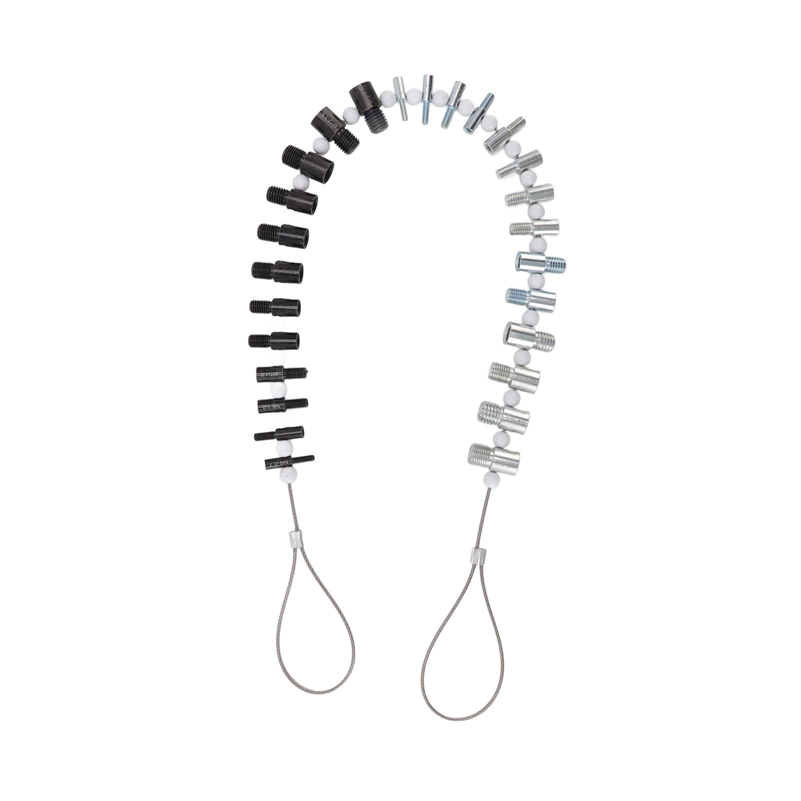 Nuts Screwbolts Thread Checker 26 Male Female Thread Identification Tool with view 10