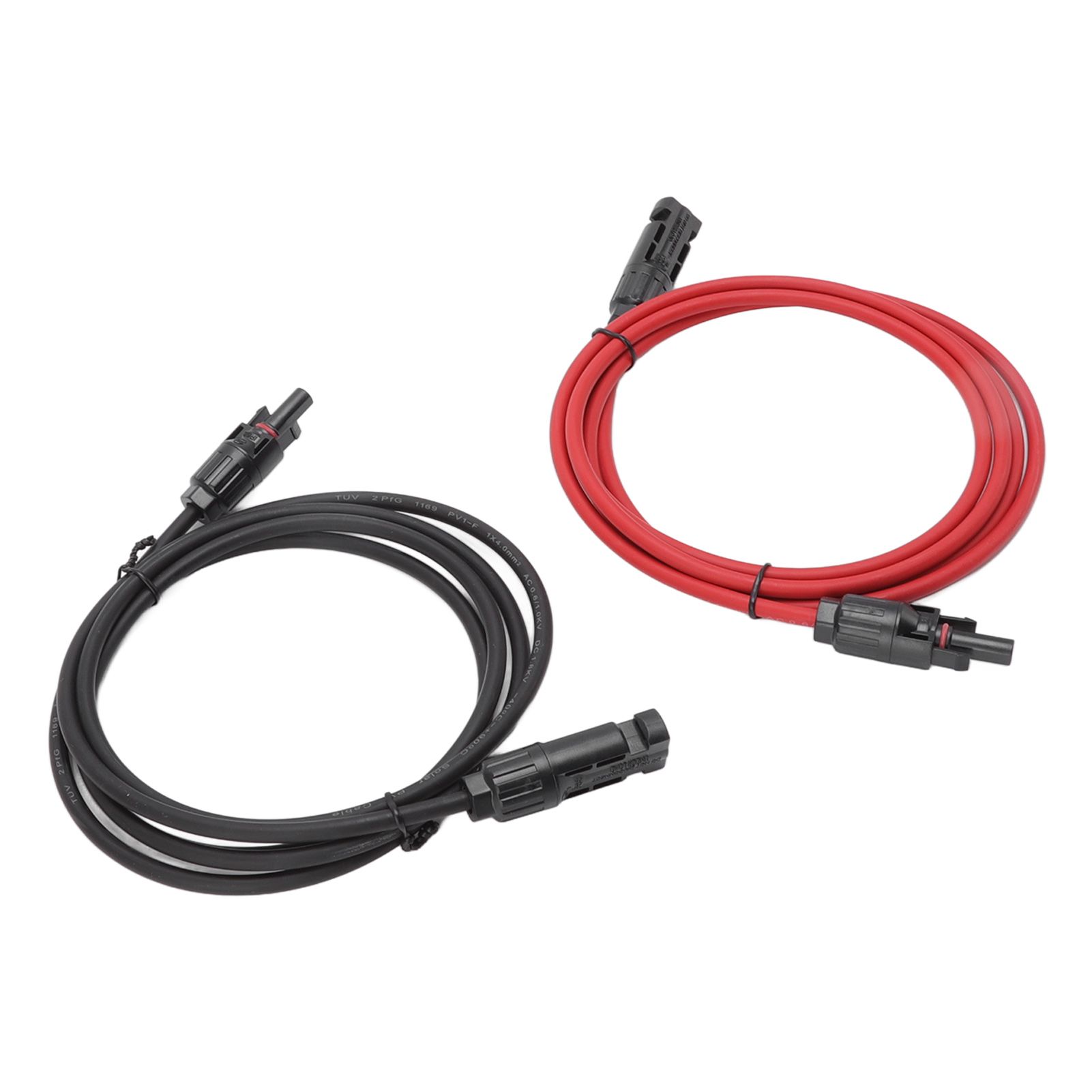 Solar Panel PV Cable Black Red Solar Panel Extension Cable with Male and view 4