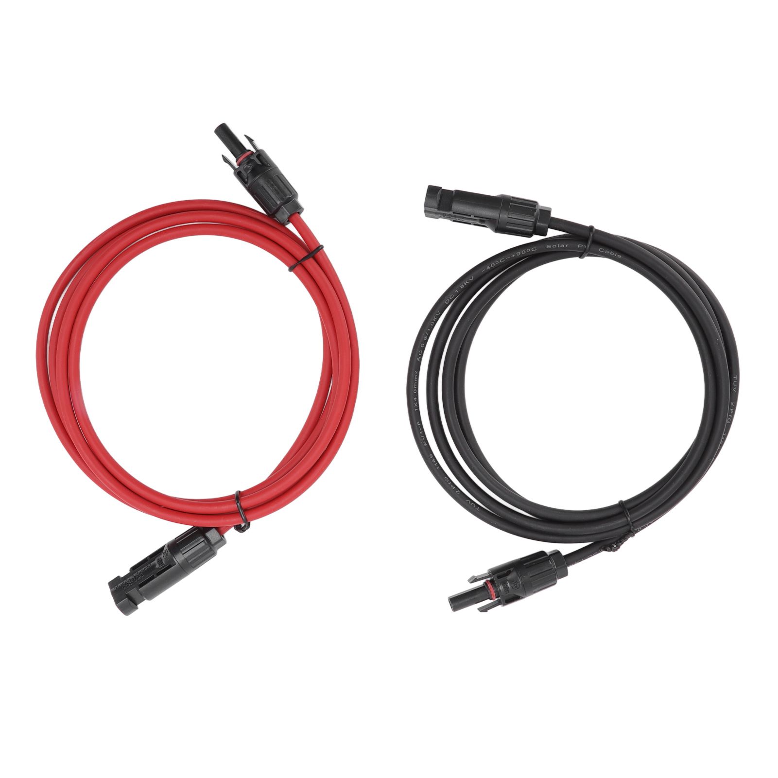 Solar Panel PV Cable Black Red Solar Panel Extension Cable with Male and view 8