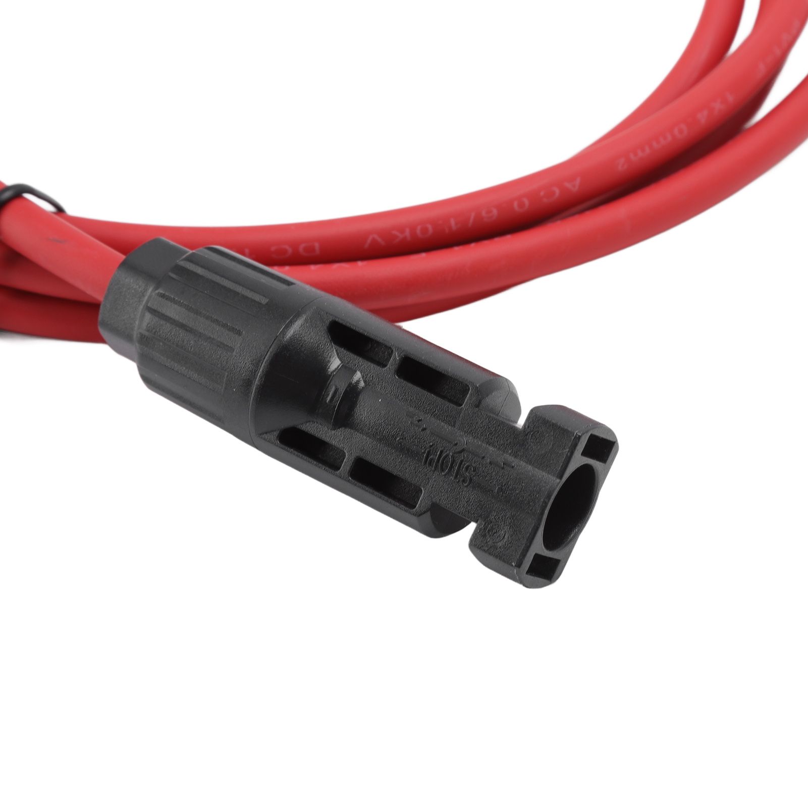 Solar Panel PV Cable Black Red Solar Panel Extension Cable with Male and view 14