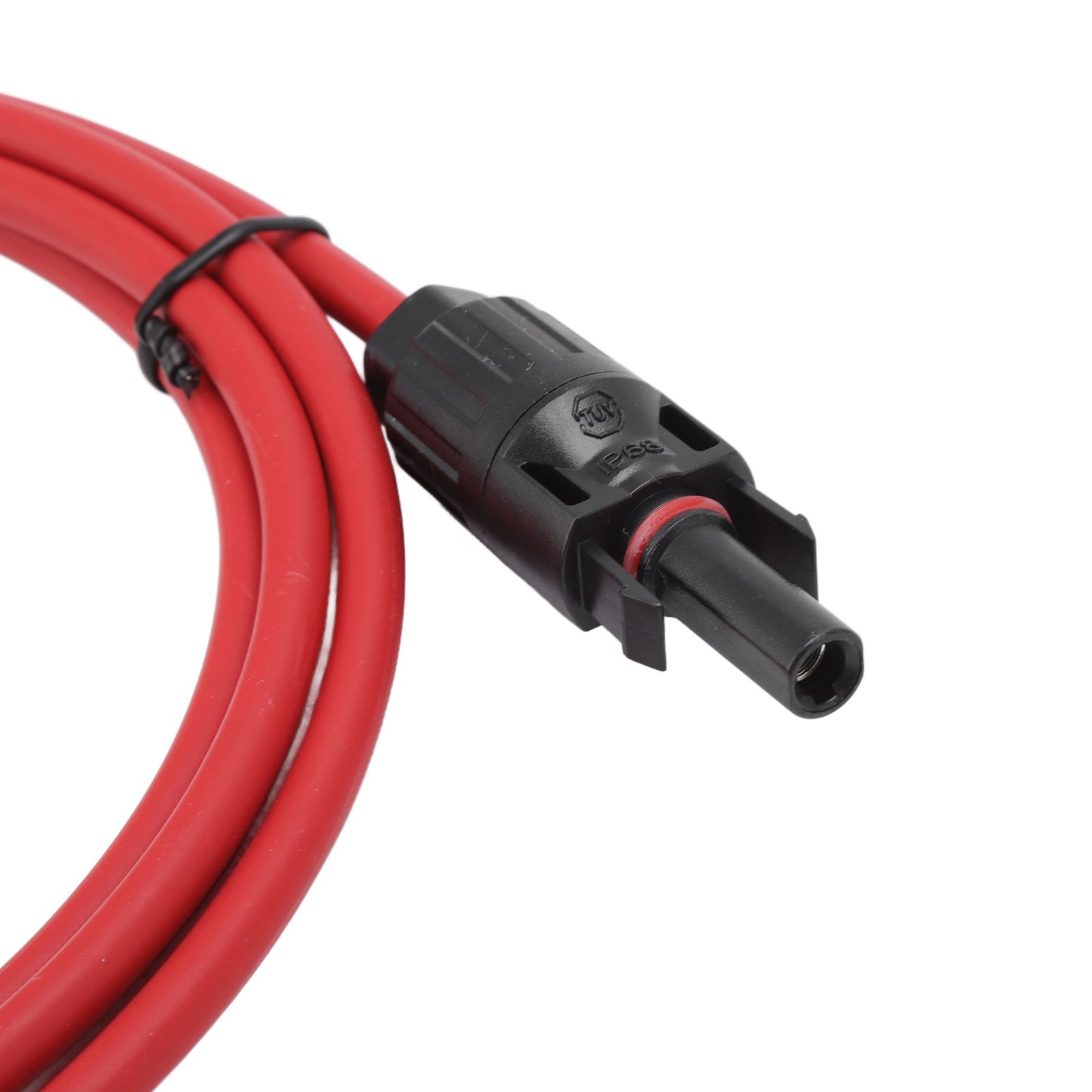 Solar Panel PV Cable Black Red Solar Panel Extension Cable with Male and view 15