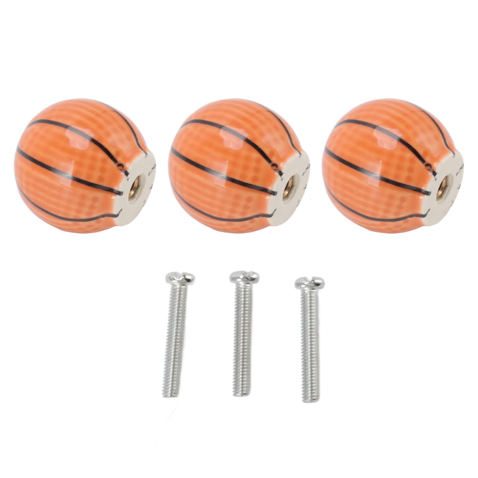 3 Set Basketball Cabinet Kitchen Home Knobs Ball Type Single Hole Drawer view 8