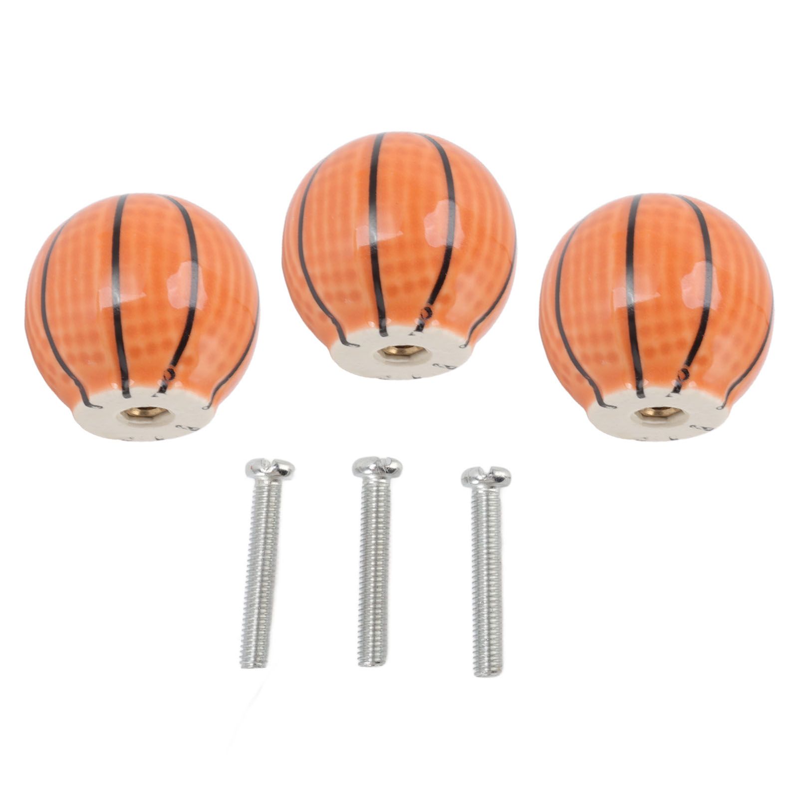3 Set Basketball Cabinet Kitchen Home Knobs Ball Type Single Hole Drawer view 10