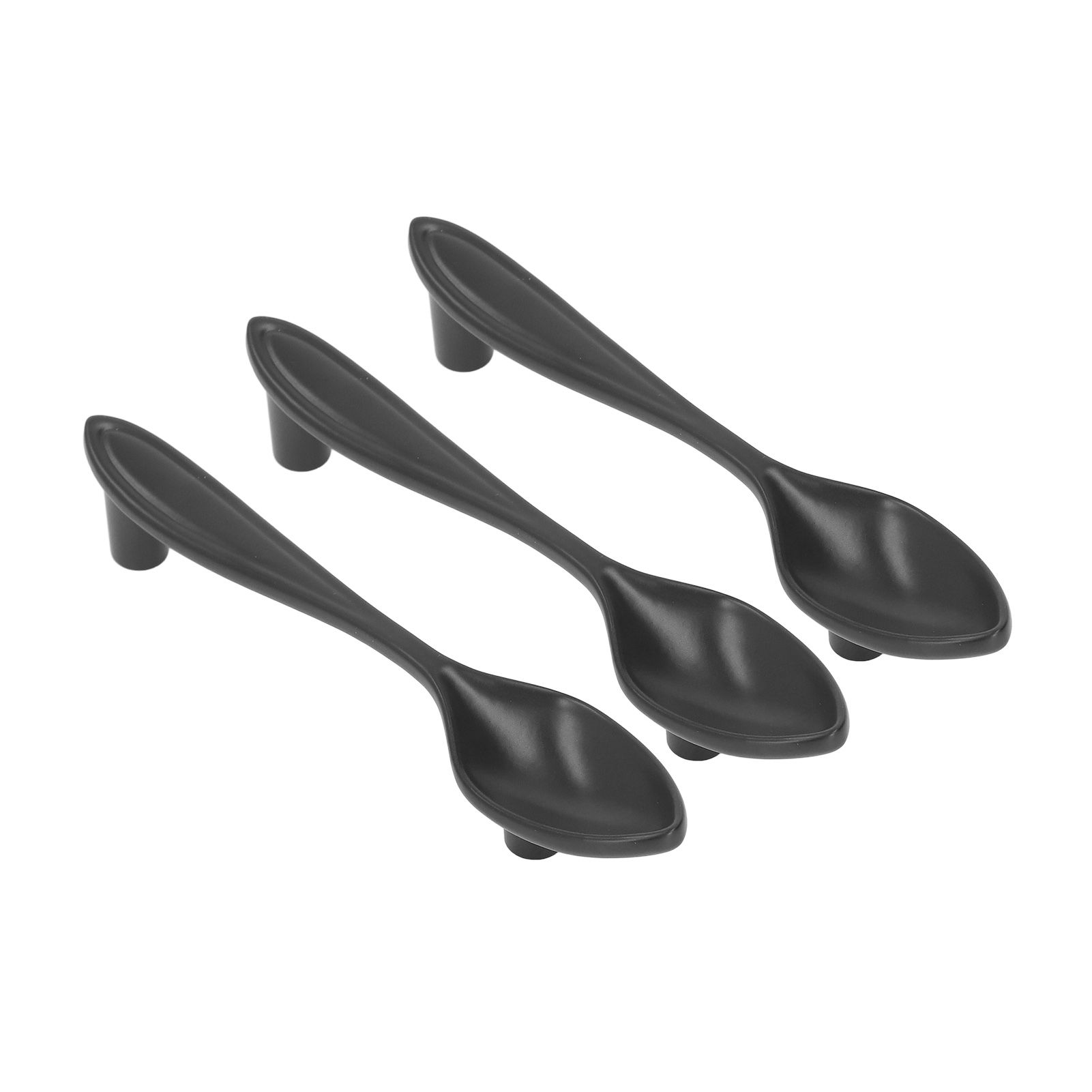 3Set Door Handles Thickened Cutlery Tableware Shaped Cabinet Pulls for Drawer view 4