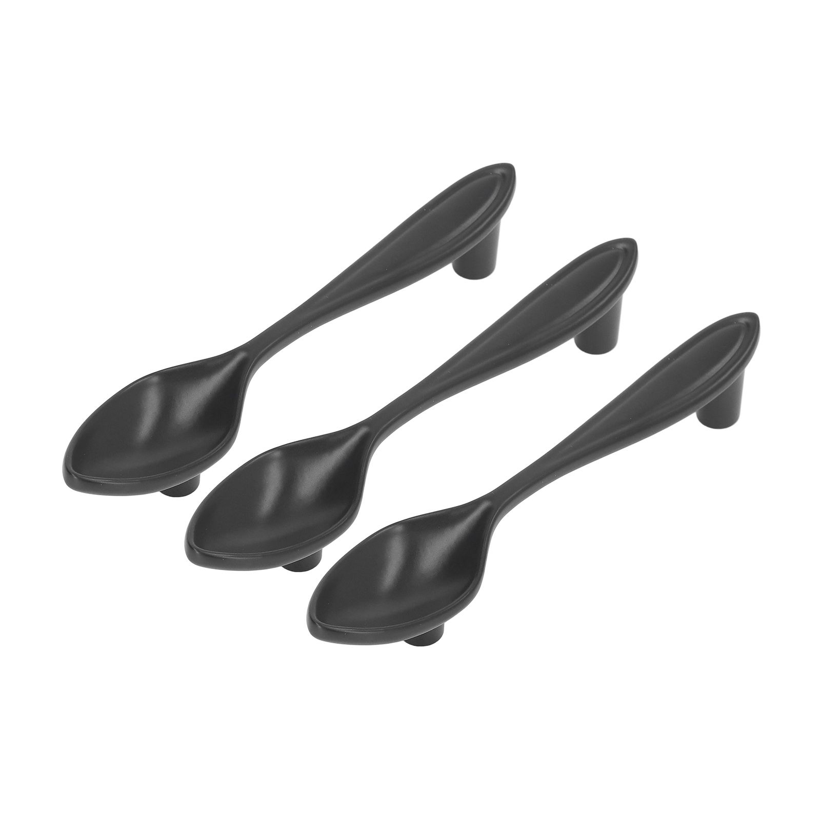 3Set Door Handles Thickened Cutlery Tableware Shaped Cabinet Pulls for Drawer view 5