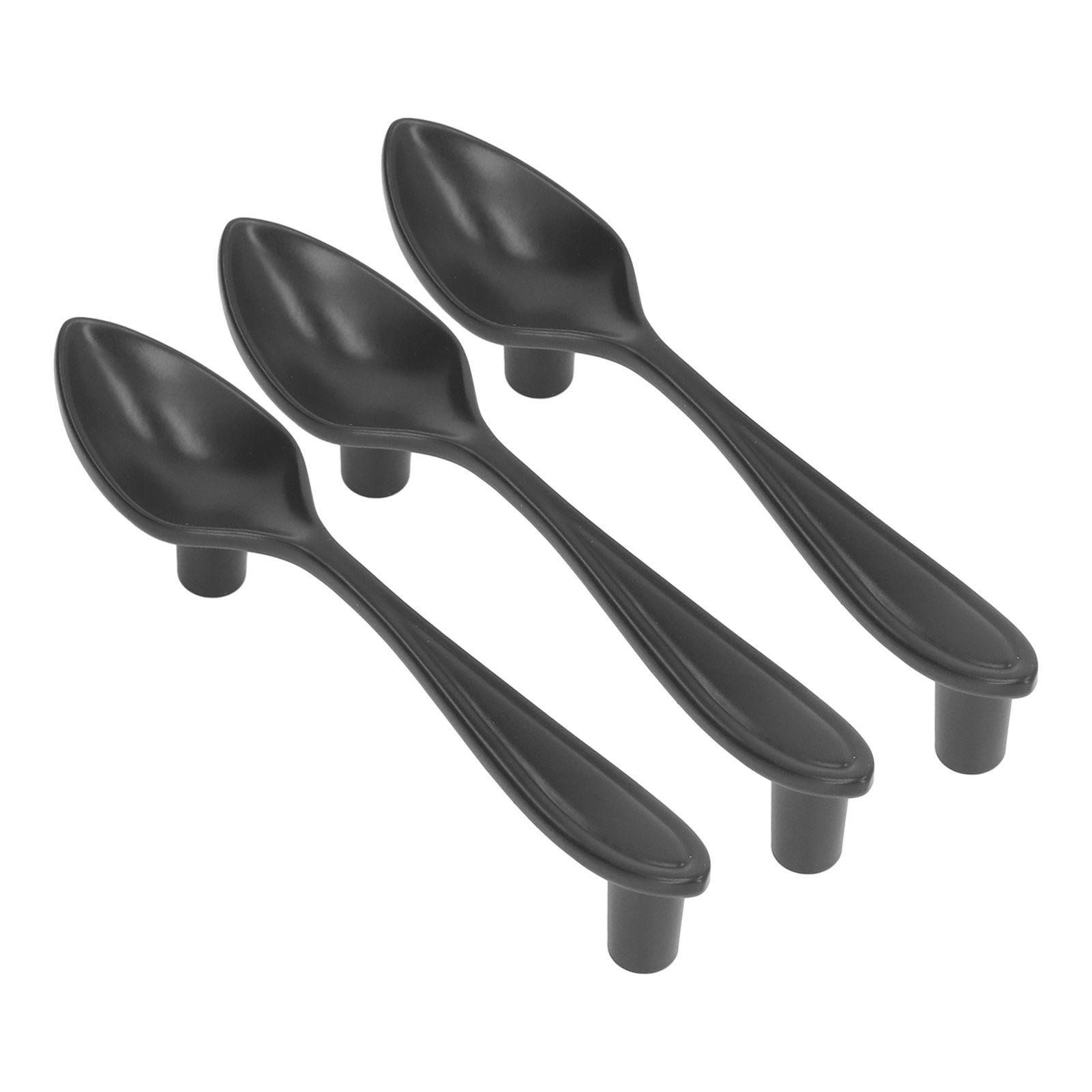 3Set Door Handles Thickened Cutlery Tableware Shaped Cabinet Pulls for Drawer view 6
